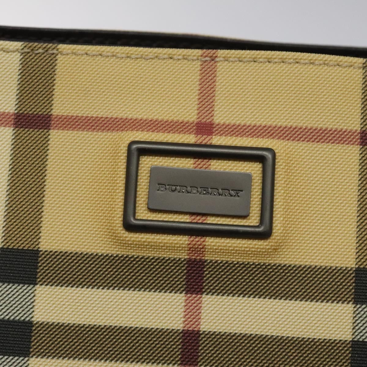 Burberry Nova Check Beige Canvas Handbag (Pre-Owned) Size ONE SIZE - 11 Thumbnail