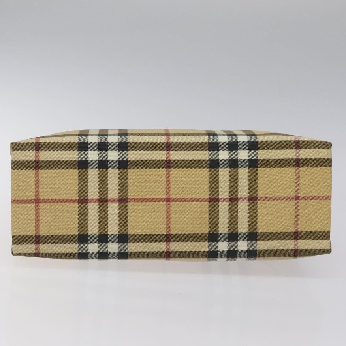 Burberry Nova Check Beige Canvas Handbag (Pre-Owned) Size ONE SIZE - 17 Thumbnail