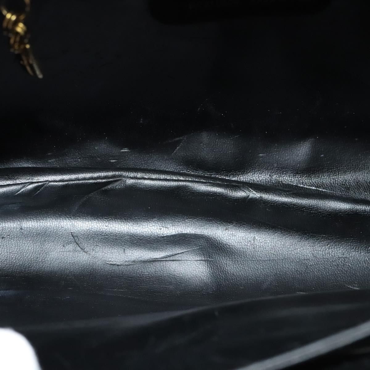 Salvatore Ferragamo Gancini Black Leather Handbag (Pre-Owned) Size ONE SIZE - 13 Thumbnail