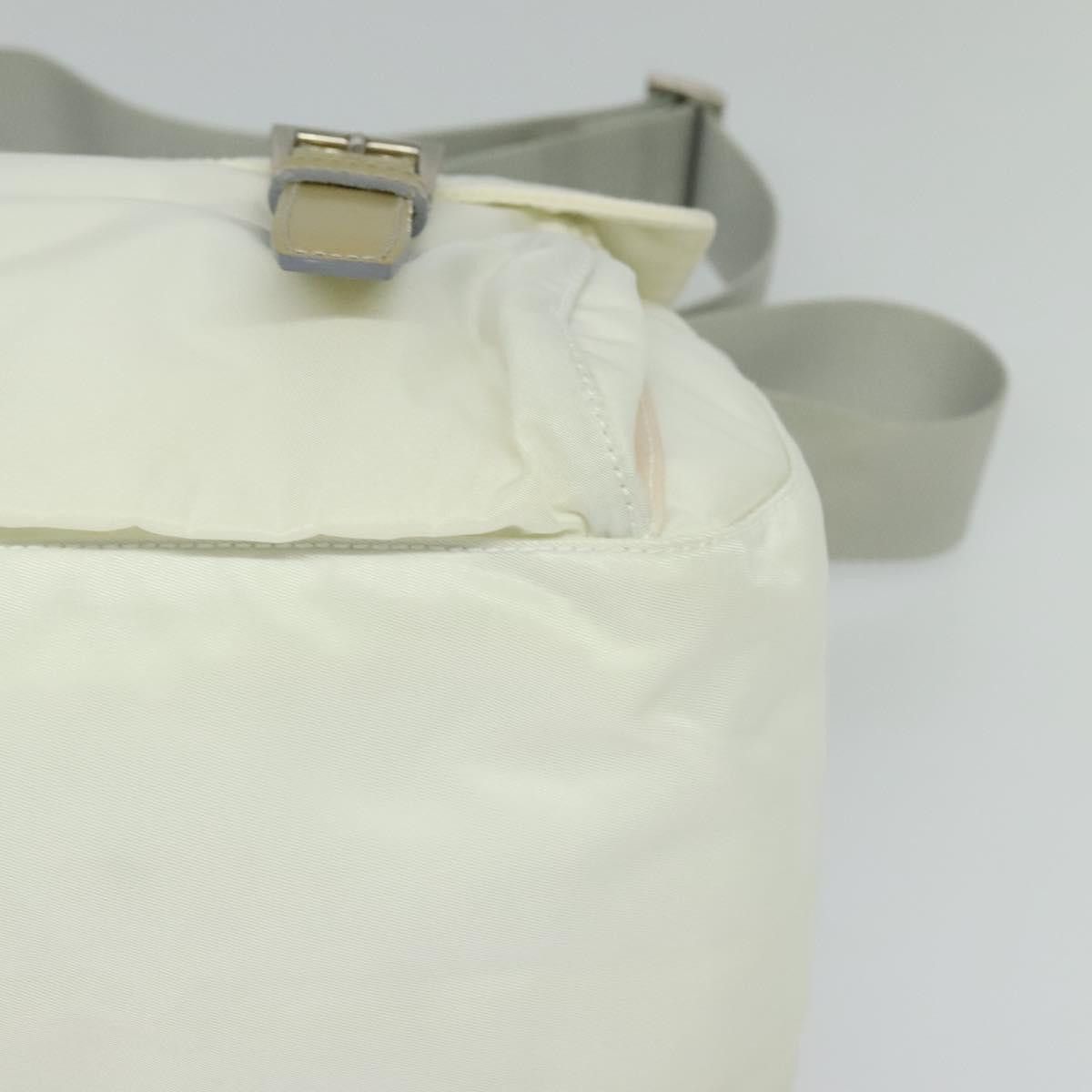 Prada Re-Nylon Ecru Synthetic Shoulder Bag (Pre-Owned) Size ONE SIZE - 9 Thumbnail