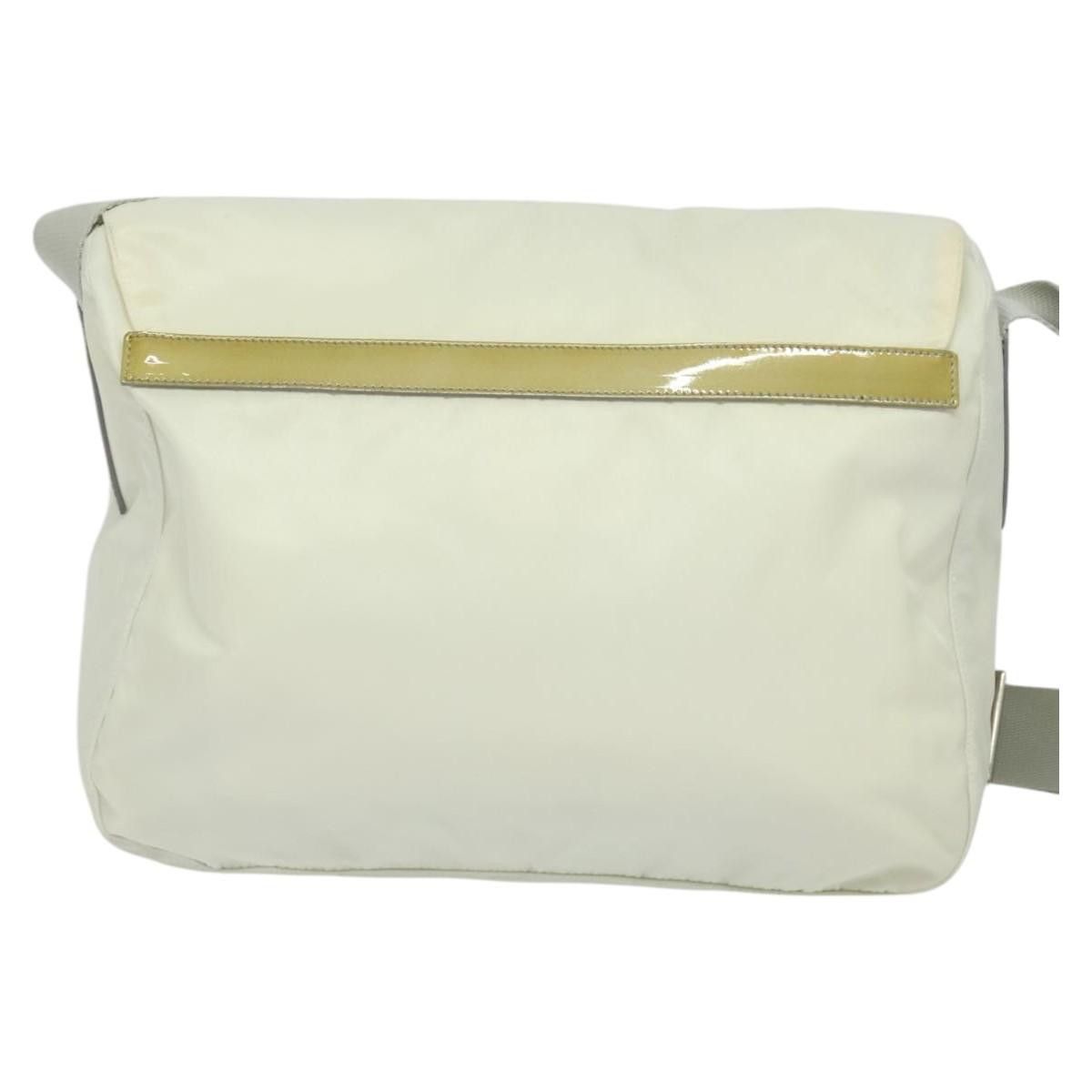 Prada Re-Nylon Ecru Synthetic Shoulder Bag (Pre-Owned) Size ONE SIZE - 2 Thumbnail