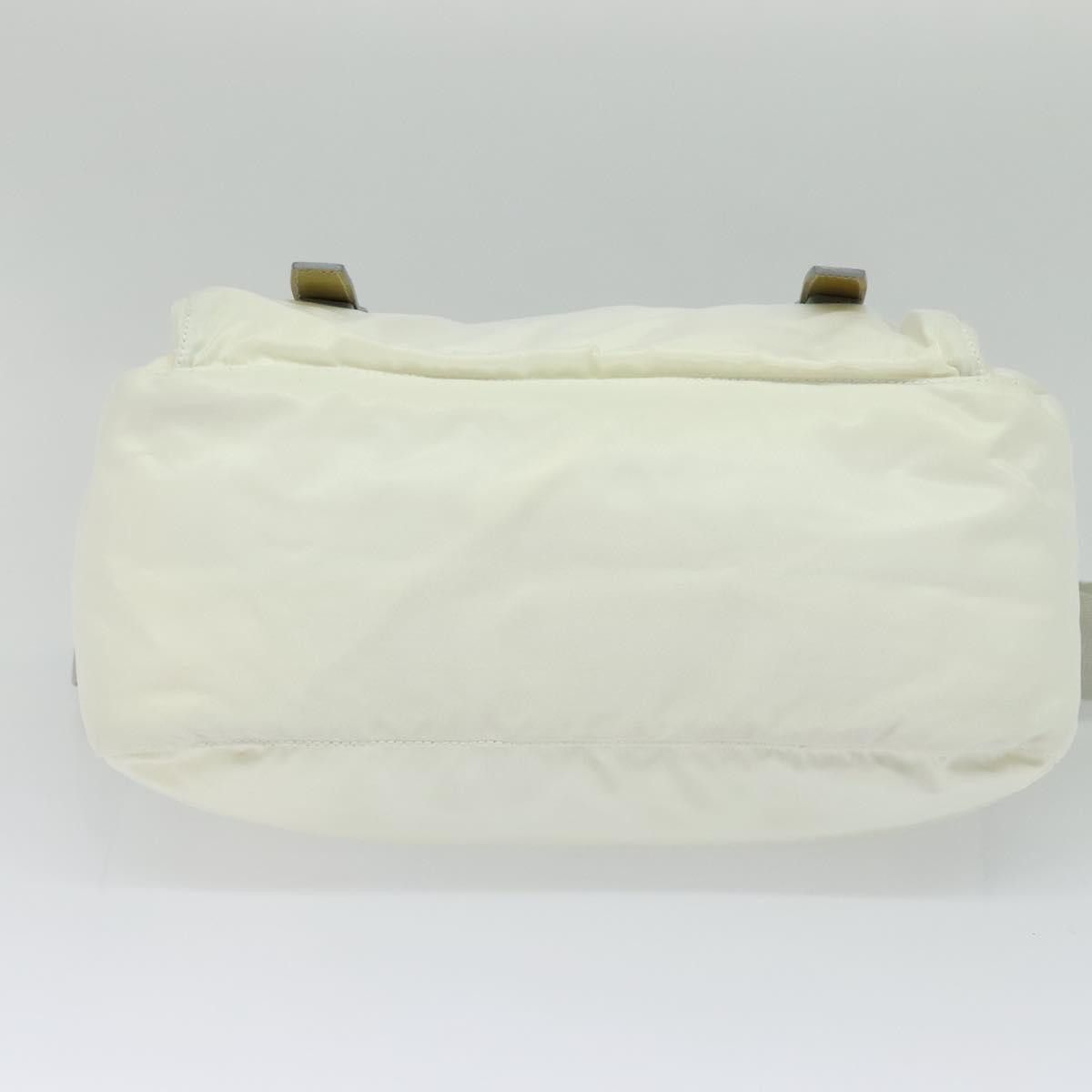 Prada Re-Nylon Ecru Synthetic Shoulder Bag (Pre-Owned) Size ONE SIZE - 7 Thumbnail