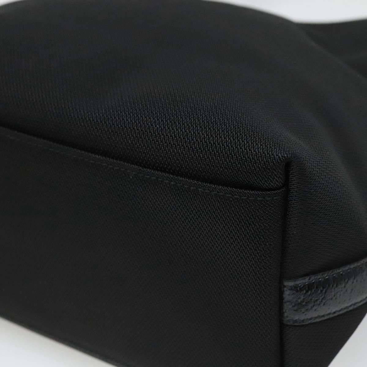 Salvatore Ferragamo Gancini Black Canvas Handbag (Pre-Owned) Size ONE SIZE - 7 Thumbnail