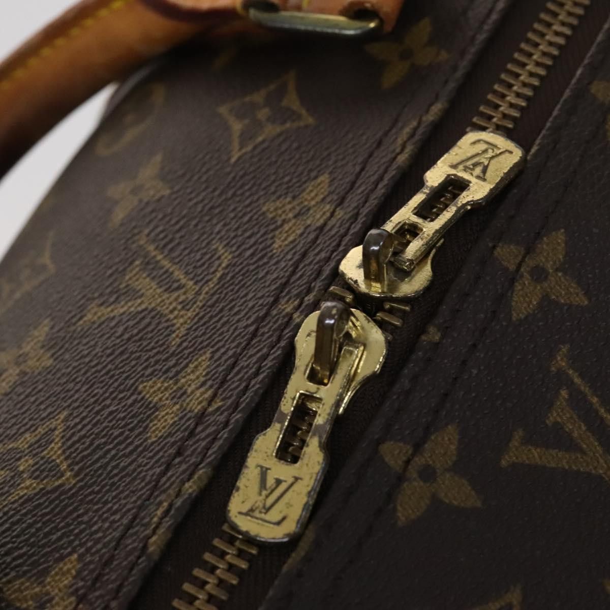 Louis Vuitton Keepall 60 Brown Canvas Travel Bag (Pre-Owned) Size ONE SIZE - 16 Thumbnail