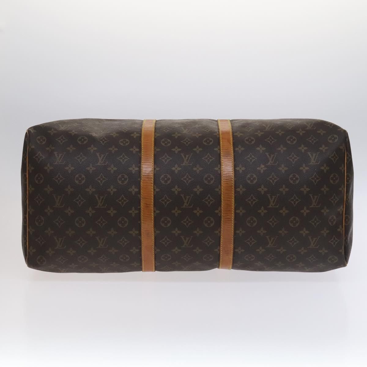 Louis Vuitton Keepall 60 Brown Canvas Travel Bag (Pre-Owned) Size ONE SIZE - 8 Thumbnail