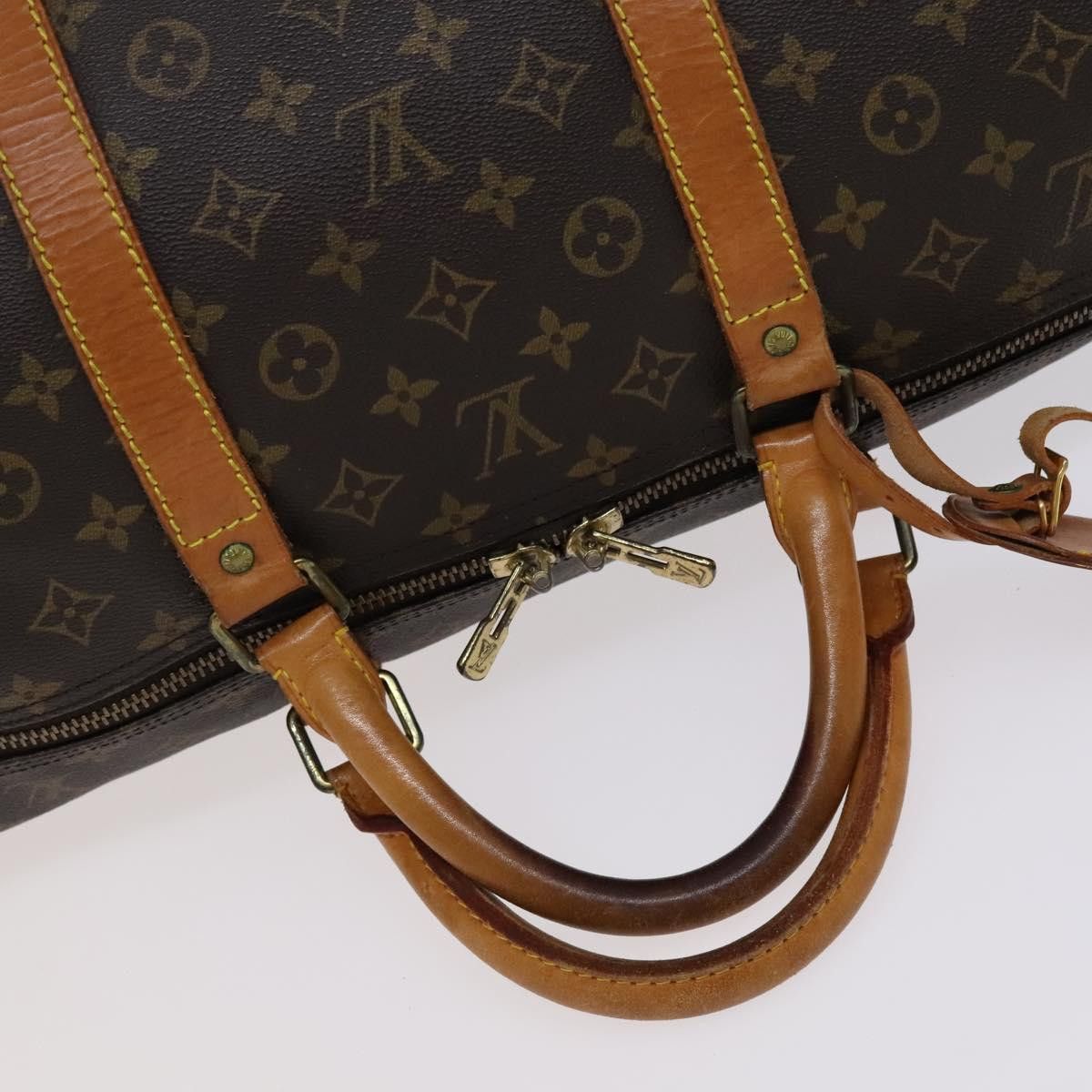 Louis Vuitton Keepall 60 Brown Canvas Travel Bag (Pre-Owned) Size ONE SIZE - 6 Thumbnail