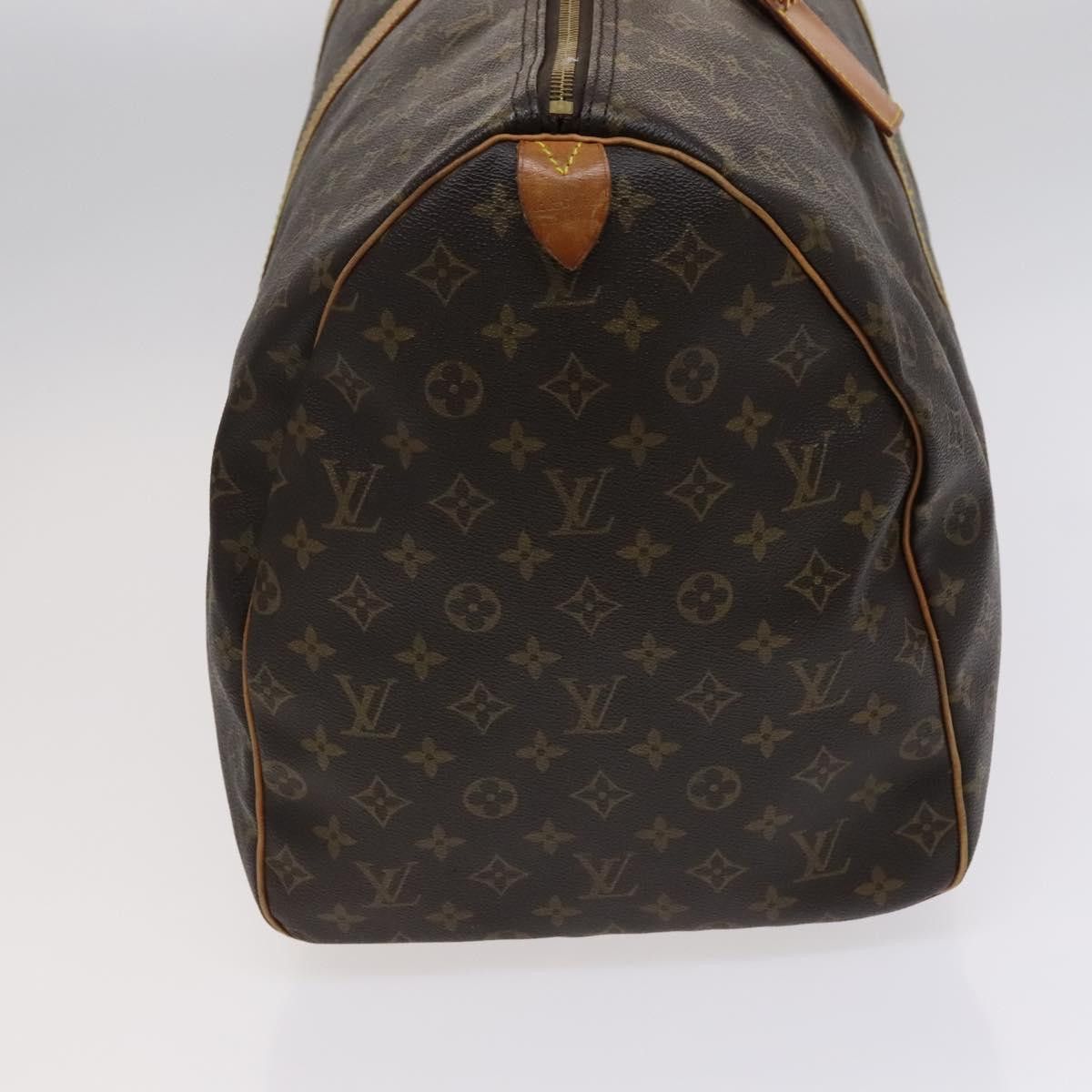 Louis Vuitton Keepall 60 Brown Canvas Travel Bag (Pre-Owned) Size ONE SIZE - 4 Thumbnail