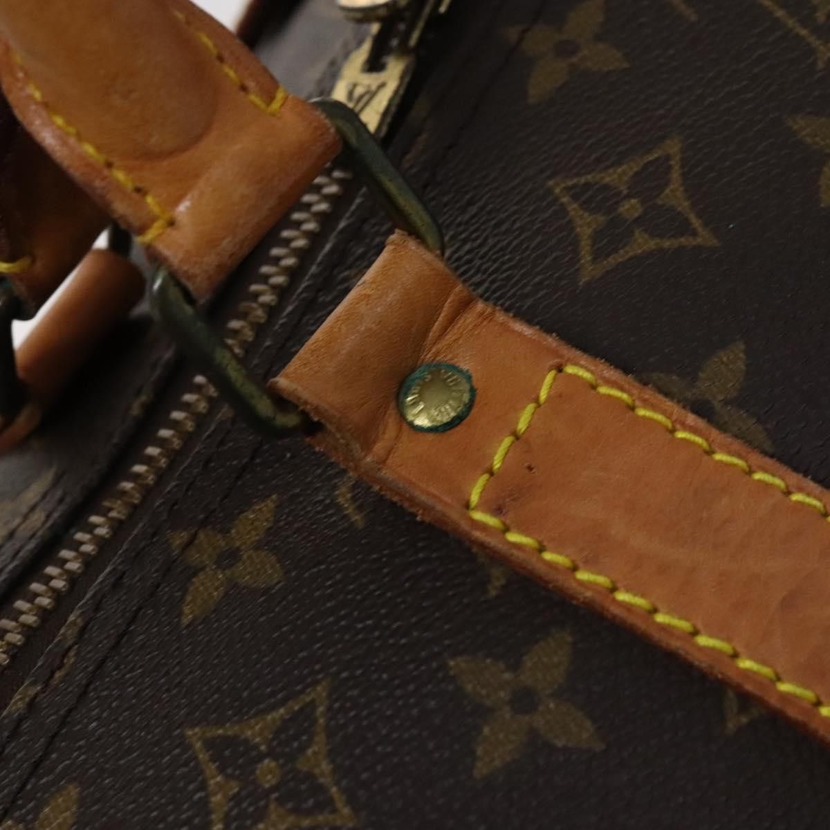 Louis Vuitton Keepall 60 Brown Canvas Travel Bag (Pre-Owned) Size ONE SIZE - 13 Thumbnail
