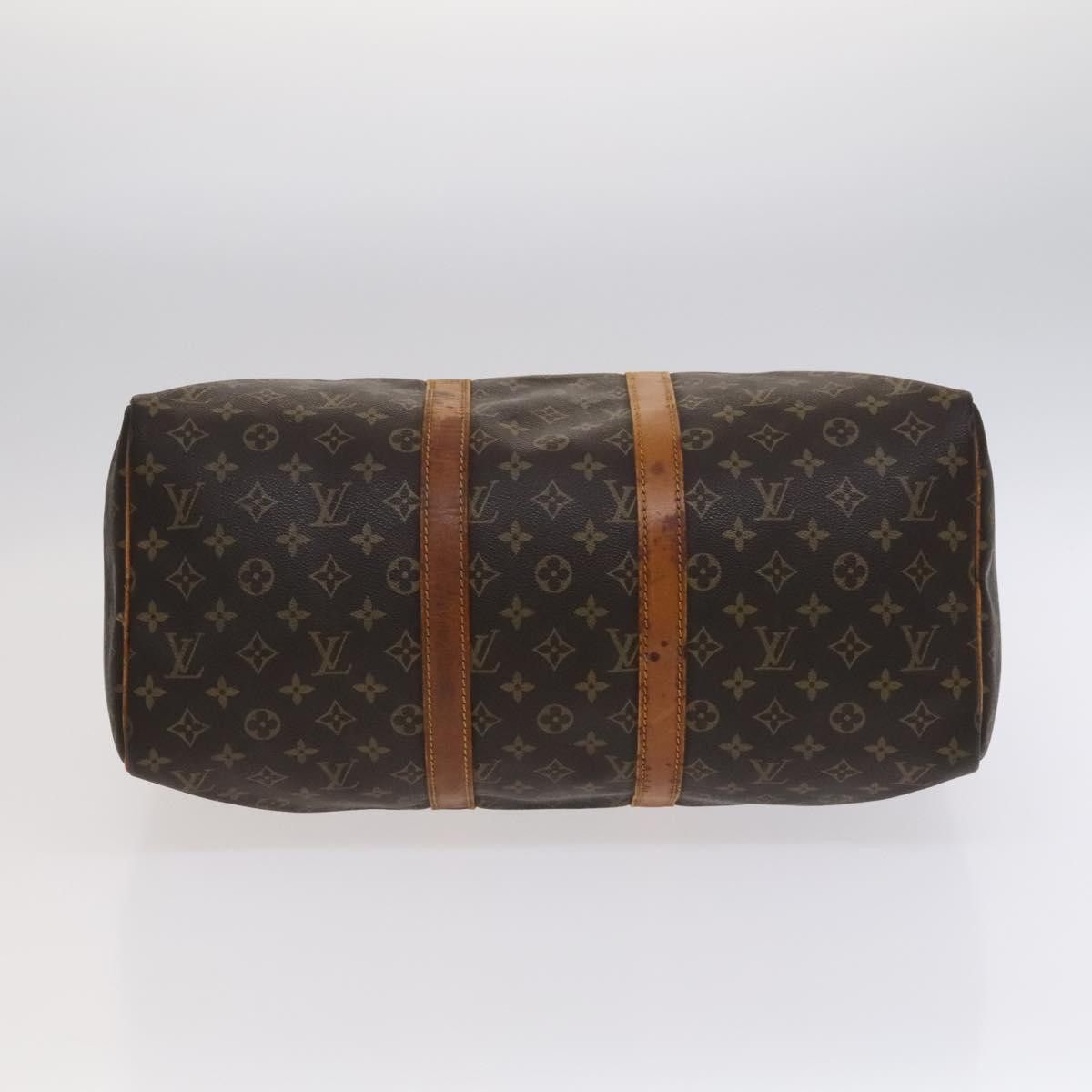 Louis Vuitton Keepall 45 Brown Canvas Travel Bag (Pre-Owned) Size ONE SIZE - 8 Thumbnail