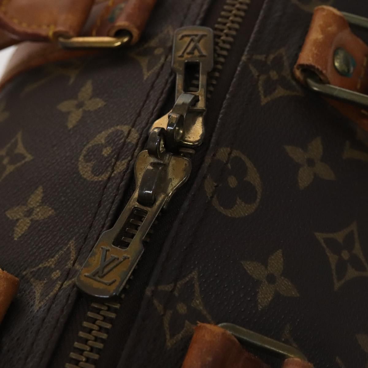 Louis Vuitton Keepall 45 Brown Canvas Travel Bag (Pre-Owned) Size ONE SIZE - 13 Thumbnail