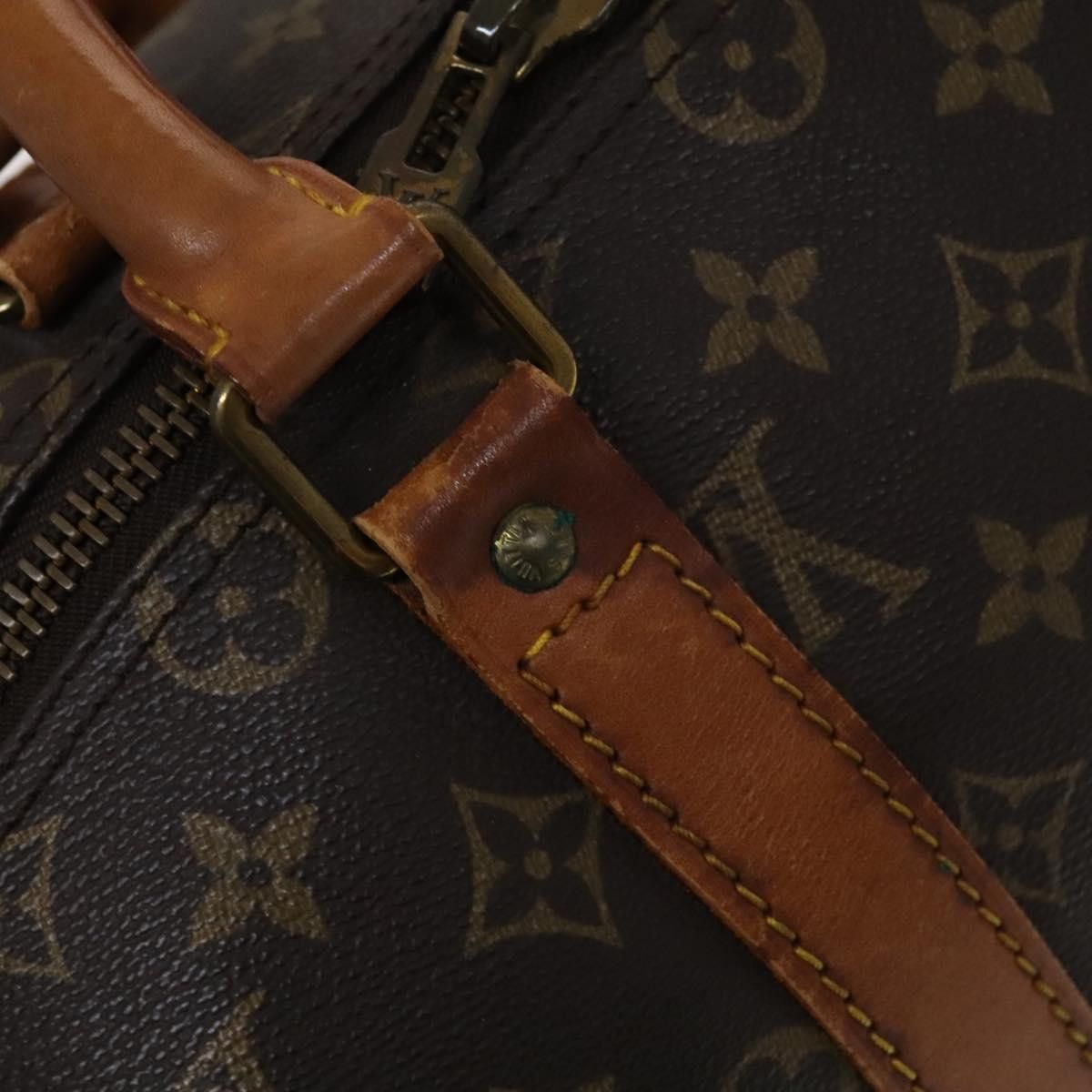Louis Vuitton Keepall 45 Brown Canvas Travel Bag (Pre-Owned) Size ONE SIZE - 14 Thumbnail