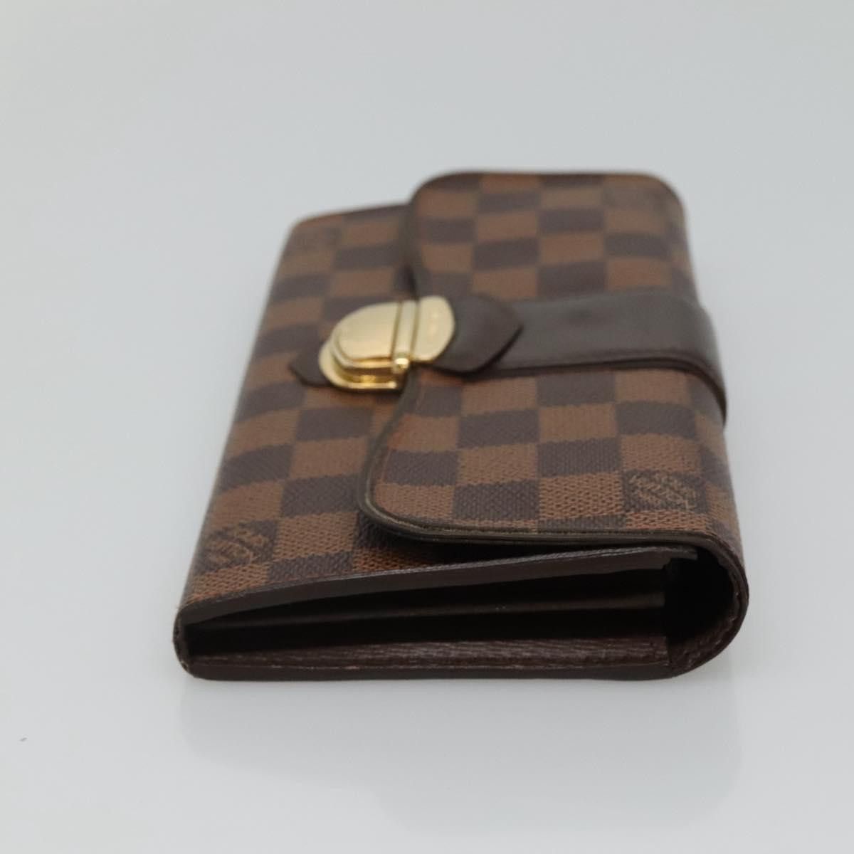 Louis Vuitton Sistina Brown Canvas Wallet (Pre-Owned) Size ONE SIZE - 3 Thumbnail