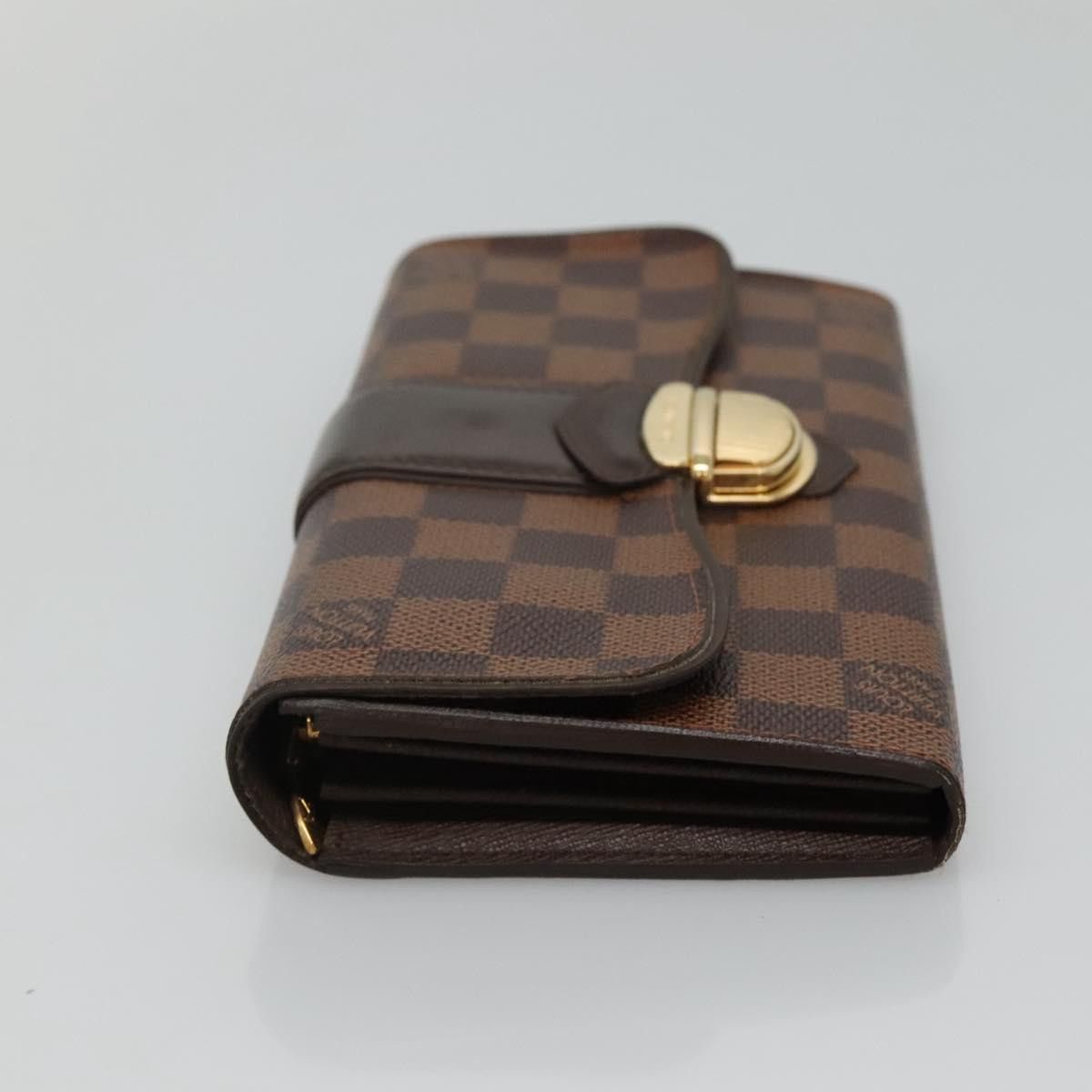 Louis Vuitton Sistina Brown Canvas Wallet (Pre-Owned) Size ONE SIZE - 4 Thumbnail