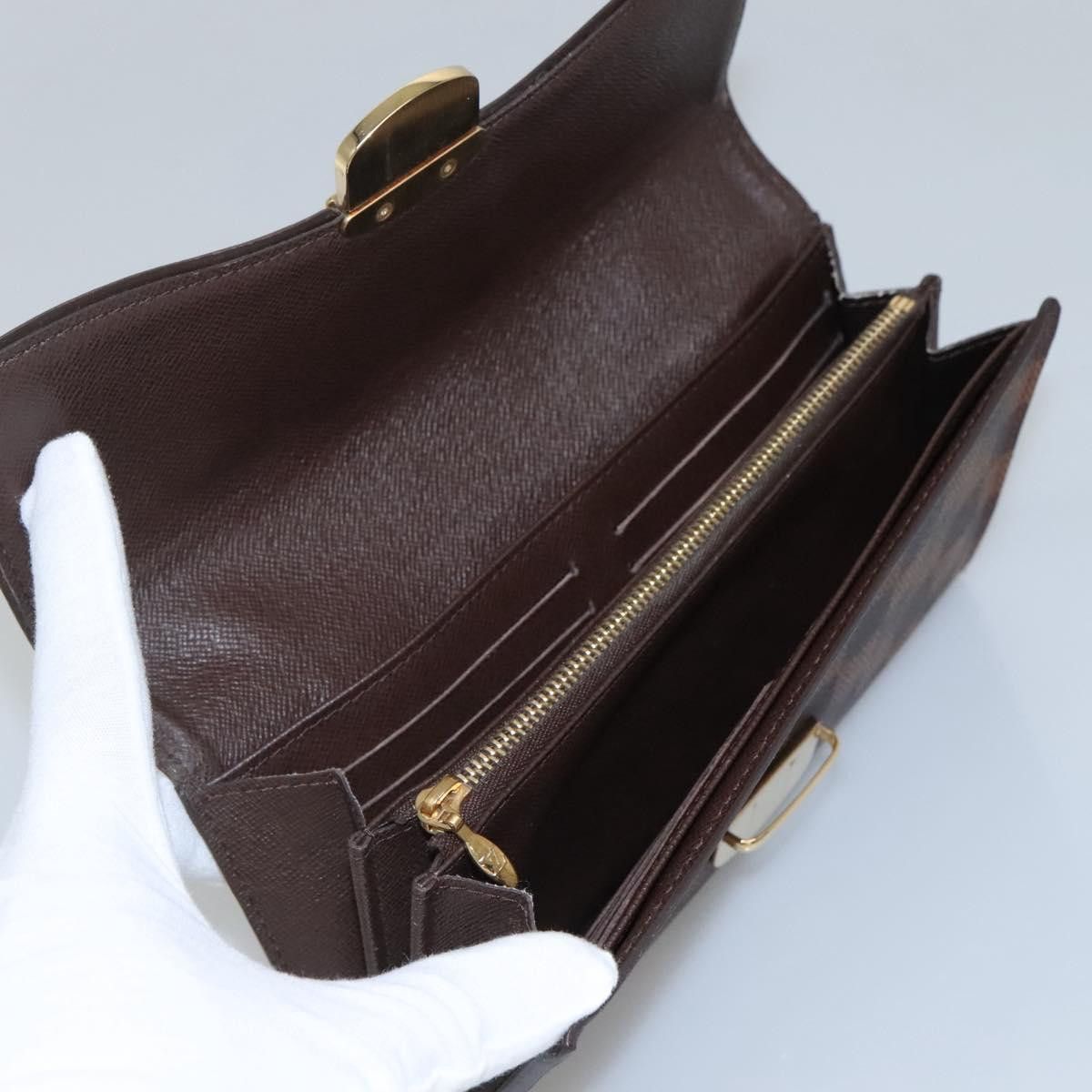 Louis Vuitton Sistina Brown Canvas Wallet (Pre-Owned) Size ONE SIZE - 13 Thumbnail