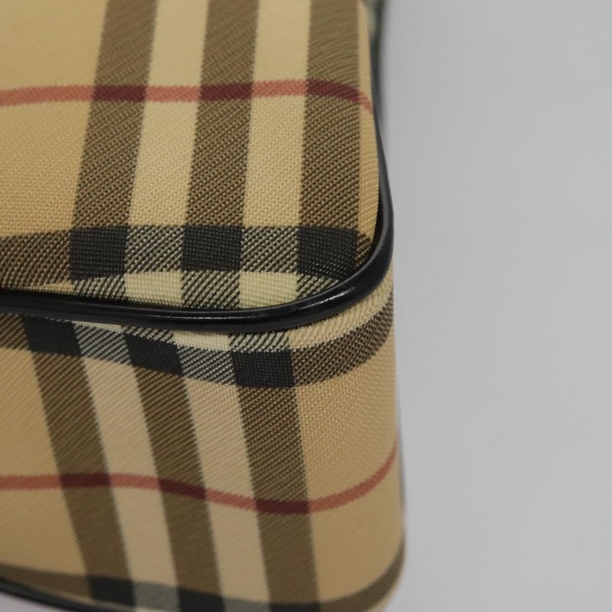 Burberry Nova Check Beige Canvas Handbag (Pre-Owned) Size ONE SIZE - 7 Thumbnail