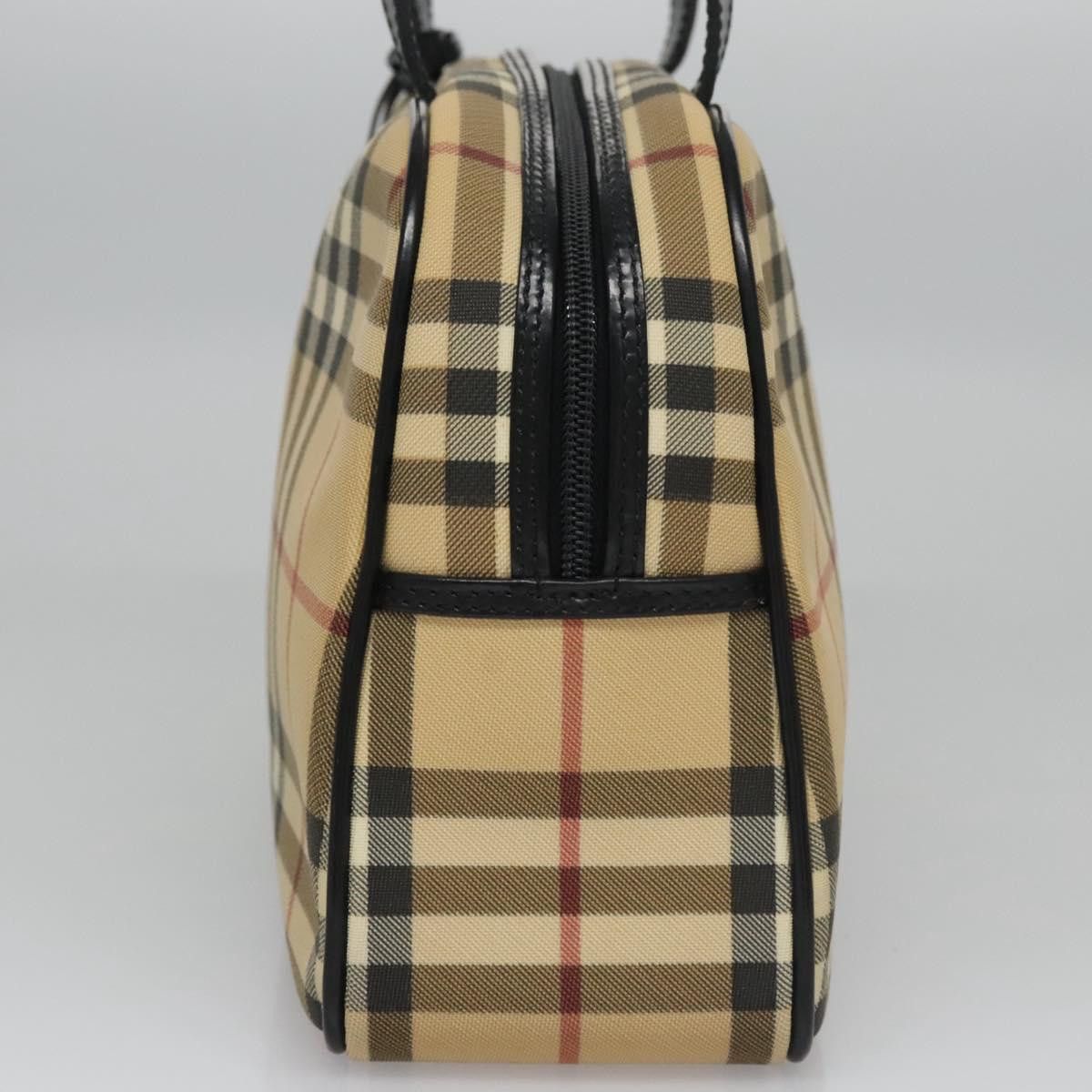 Burberry Nova Check Beige Canvas Handbag (Pre-Owned) Size ONE SIZE - 3 Thumbnail
