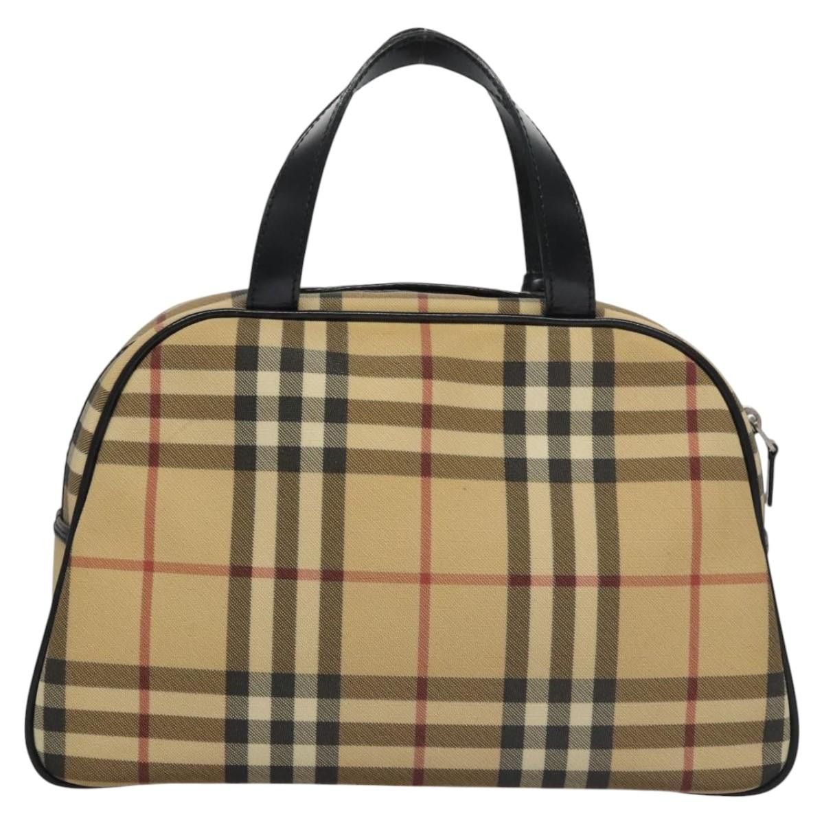 Burberry Nova Check Beige Canvas Handbag (Pre-Owned) Size ONE SIZE - 2 Thumbnail