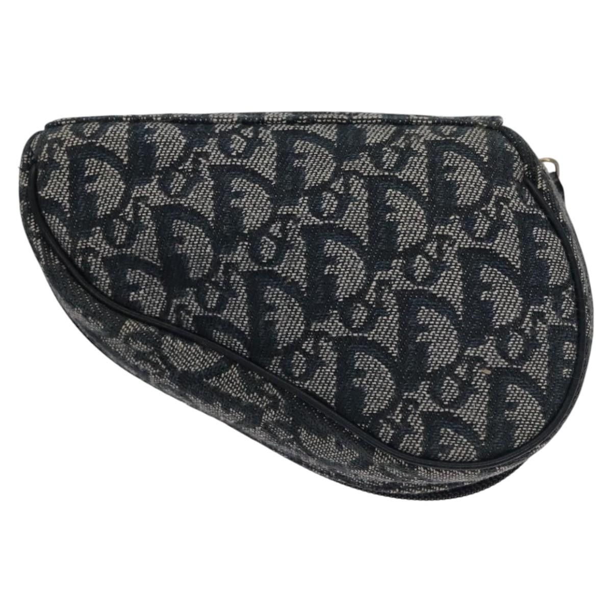 Dior Saddle Navy Canvas Clutch Bag (Pre-Owned) Size ONE SIZE - 2 Thumbnail