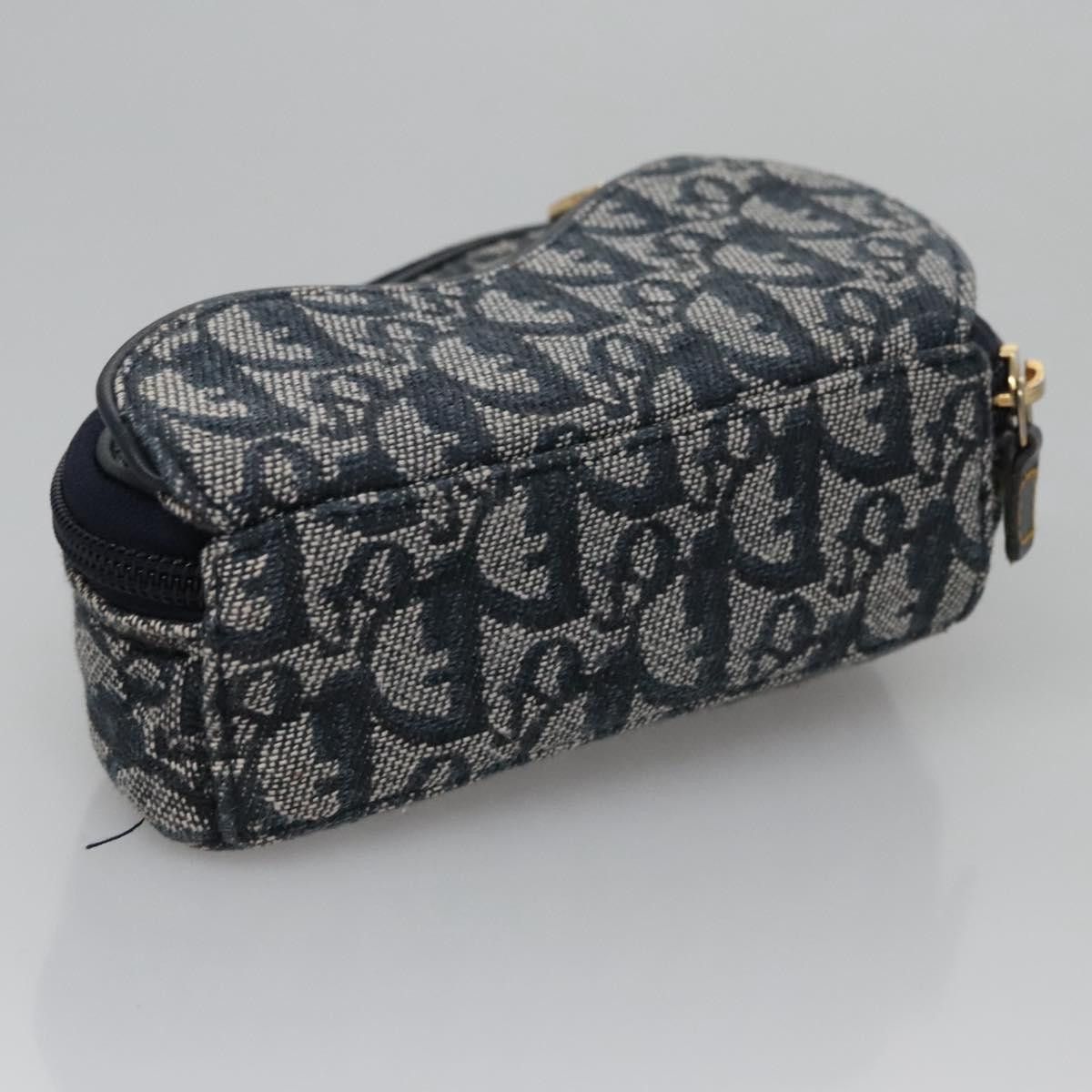 Dior Saddle Navy Canvas Clutch Bag (Pre-Owned) Size ONE SIZE - 5 Thumbnail
