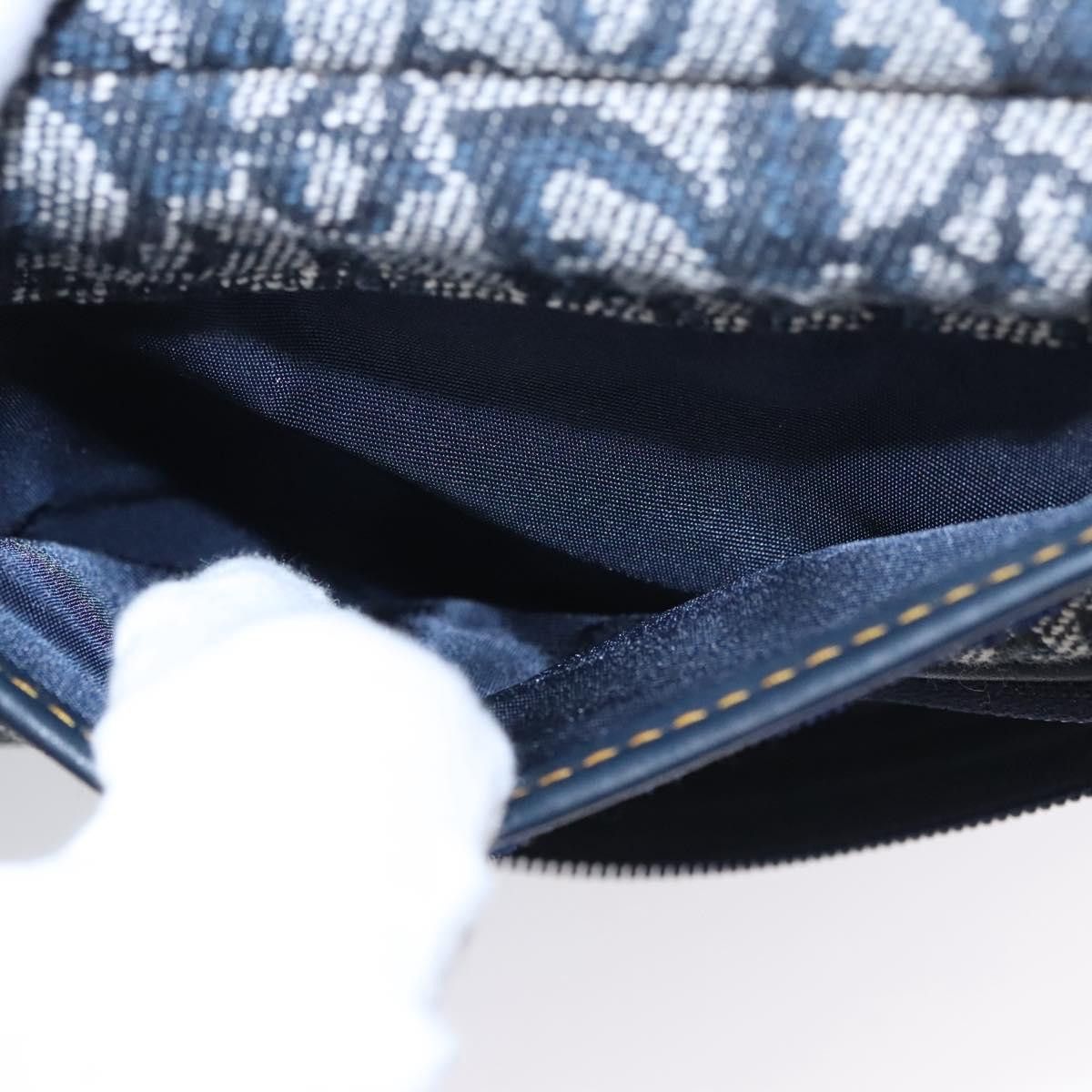 Dior Saddle Navy Canvas Clutch Bag (Pre-Owned) Size ONE SIZE - 13 Thumbnail