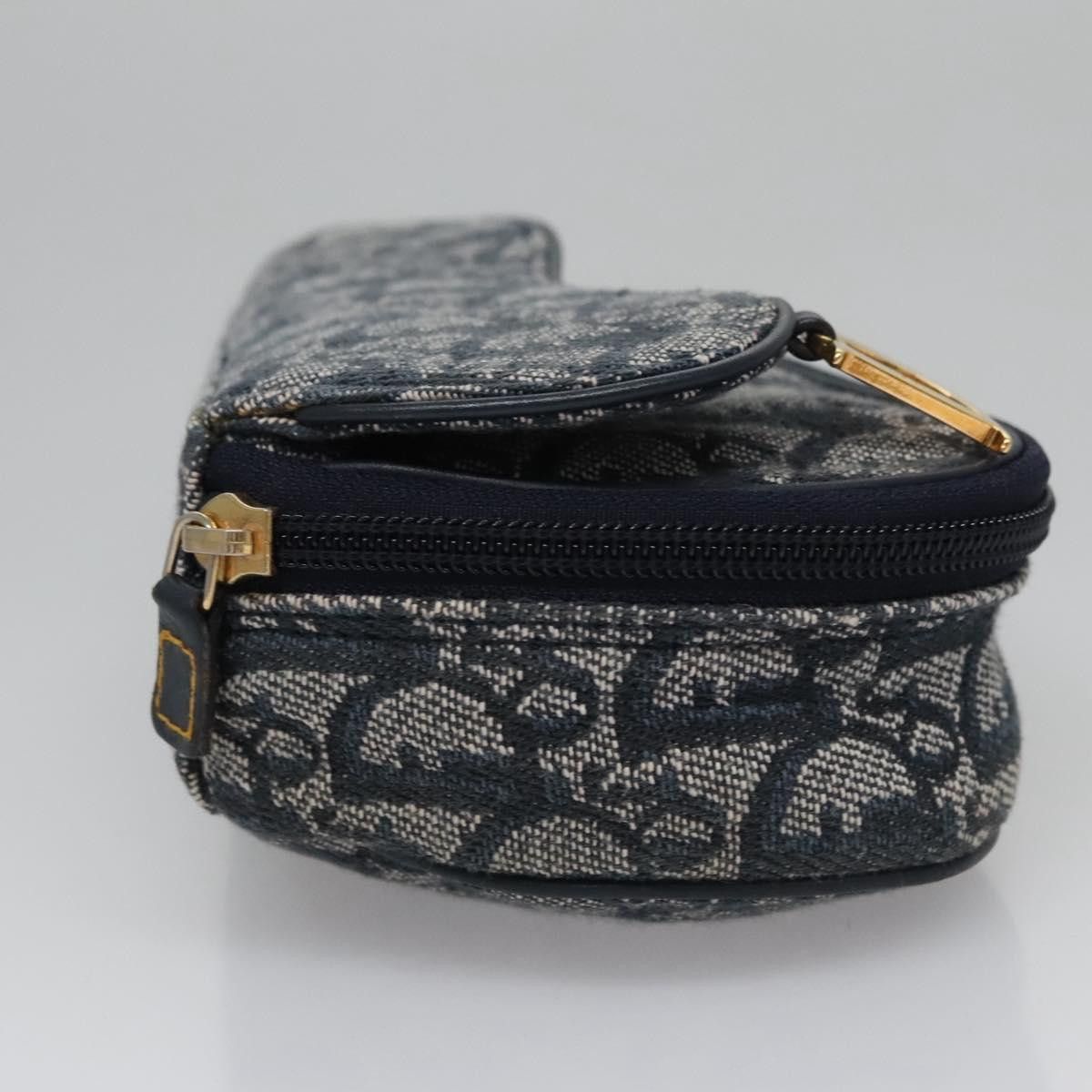 Dior Saddle Navy Canvas Clutch Bag (Pre-Owned) Size ONE SIZE - 3 Thumbnail