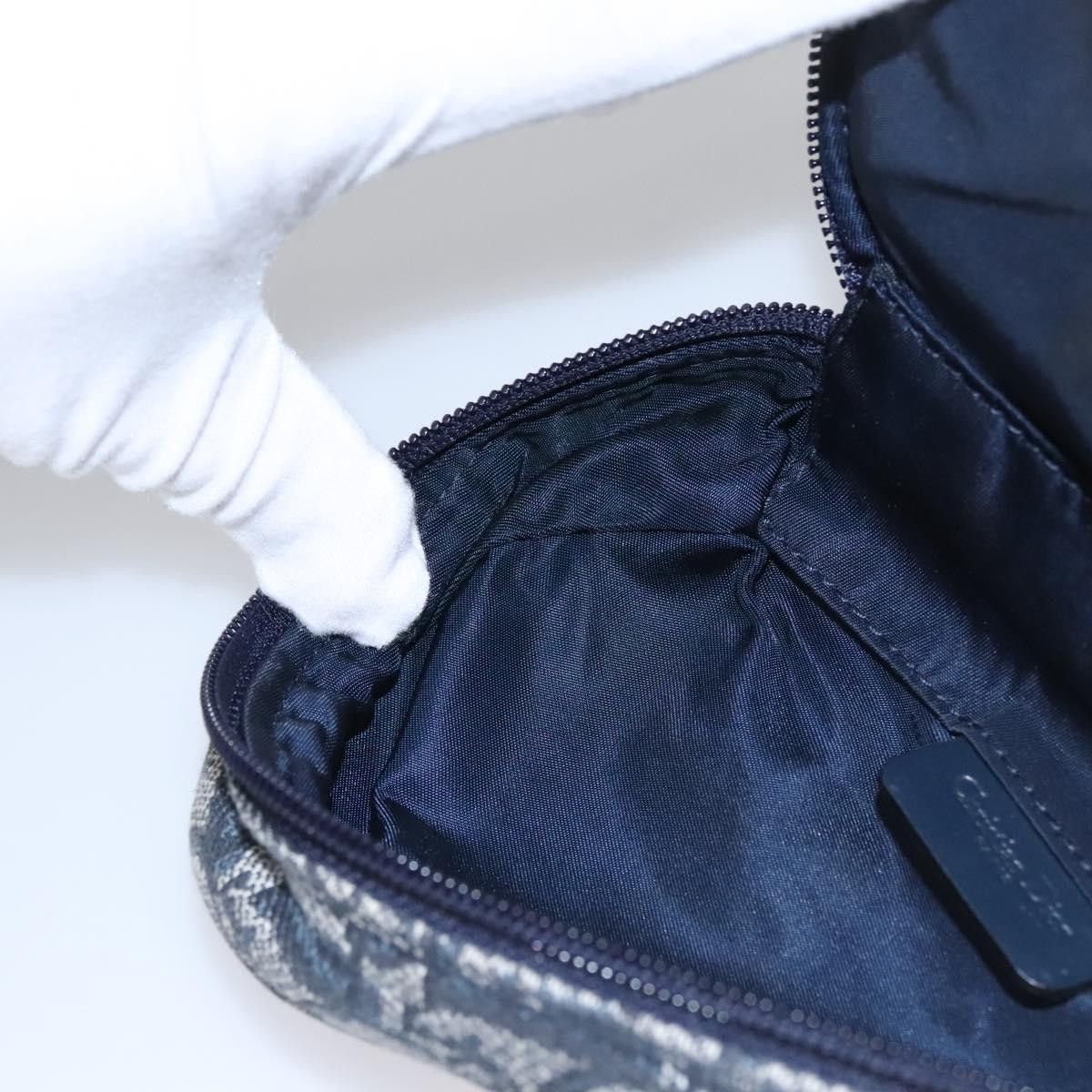 Dior Saddle Navy Canvas Clutch Bag (Pre-Owned) Size ONE SIZE - 15 Thumbnail