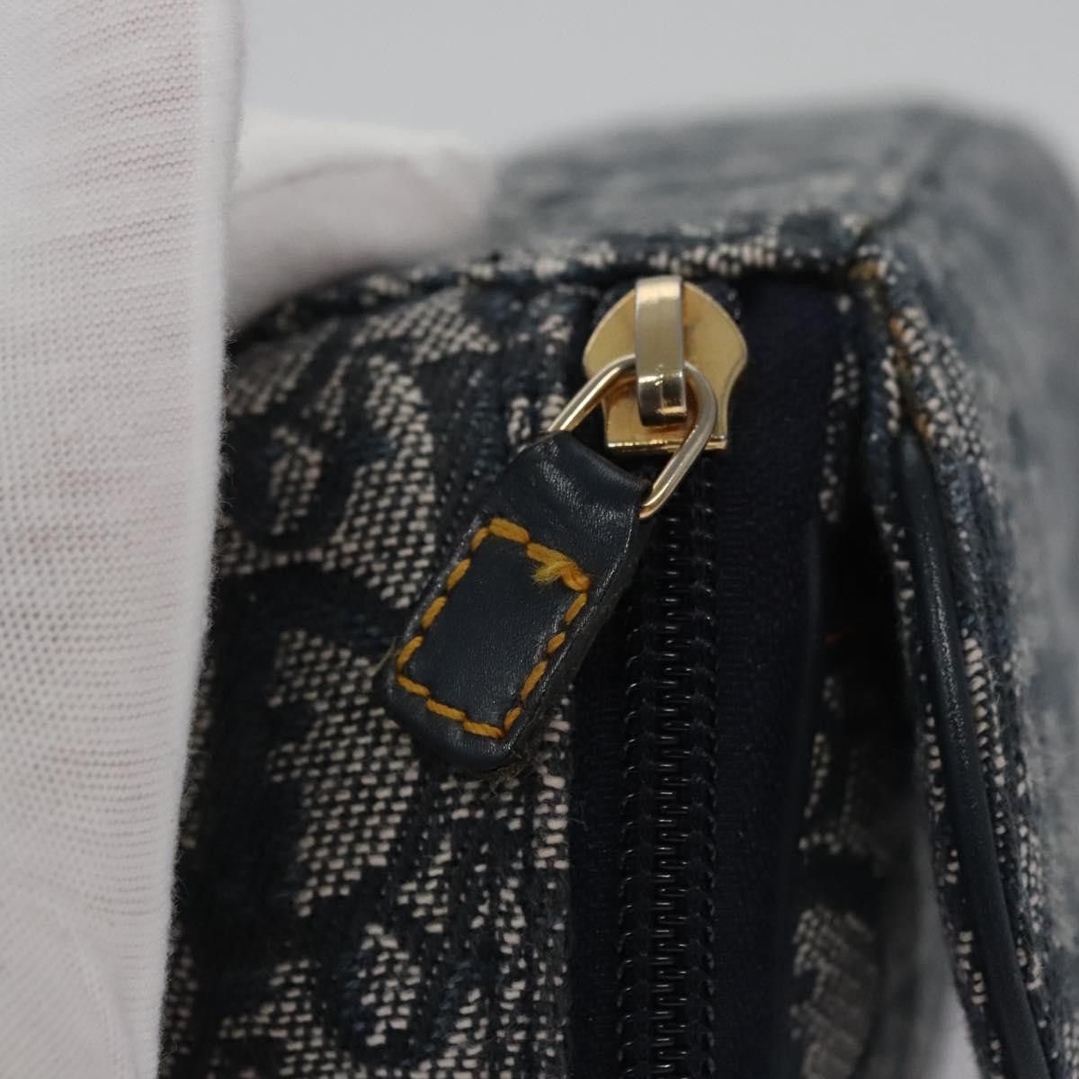 Dior Saddle Navy Canvas Clutch Bag (Pre-Owned) Size ONE SIZE - 12 Thumbnail