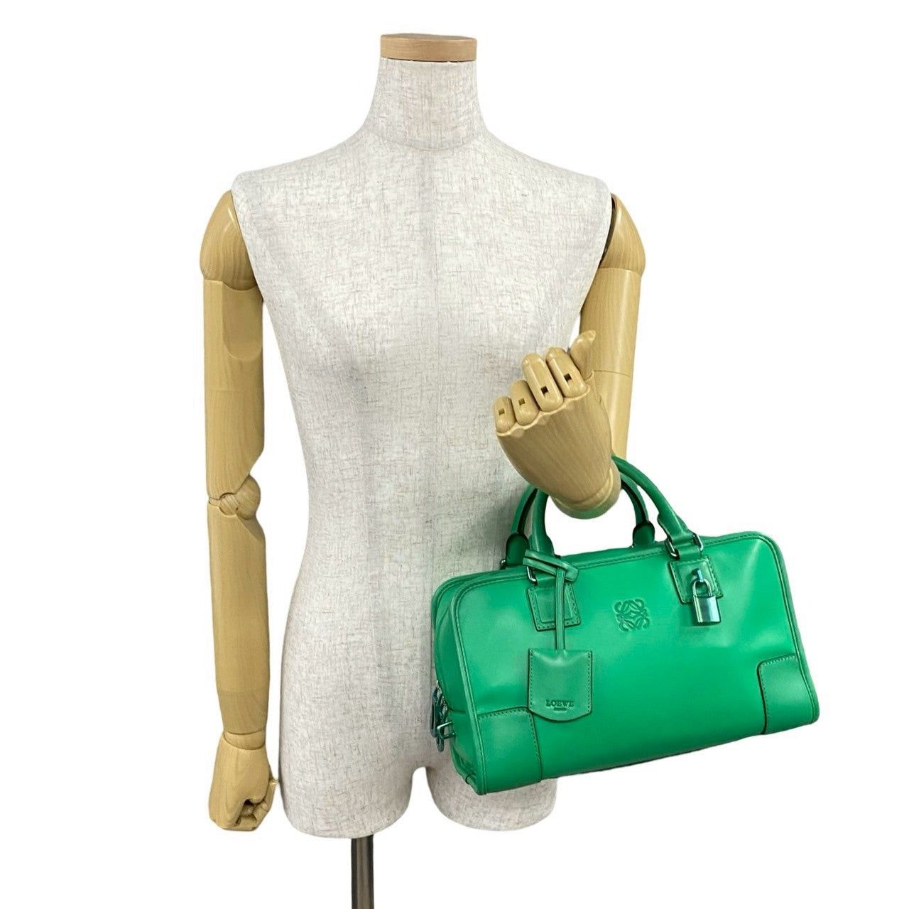 Loewe Loewe Handbag Green Leather Size ONE SIZE - 2 Thumbnail