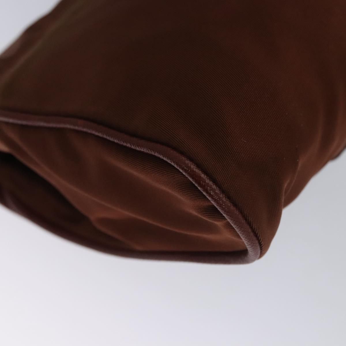 Prada Brown Synthetic Shoulder Bag (Pre-Owned) Size ONE SIZE - 11 Thumbnail
