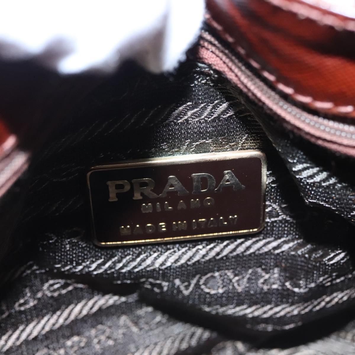 Prada Brown Synthetic Shoulder Bag (Pre-Owned) Size ONE SIZE - 19 Thumbnail