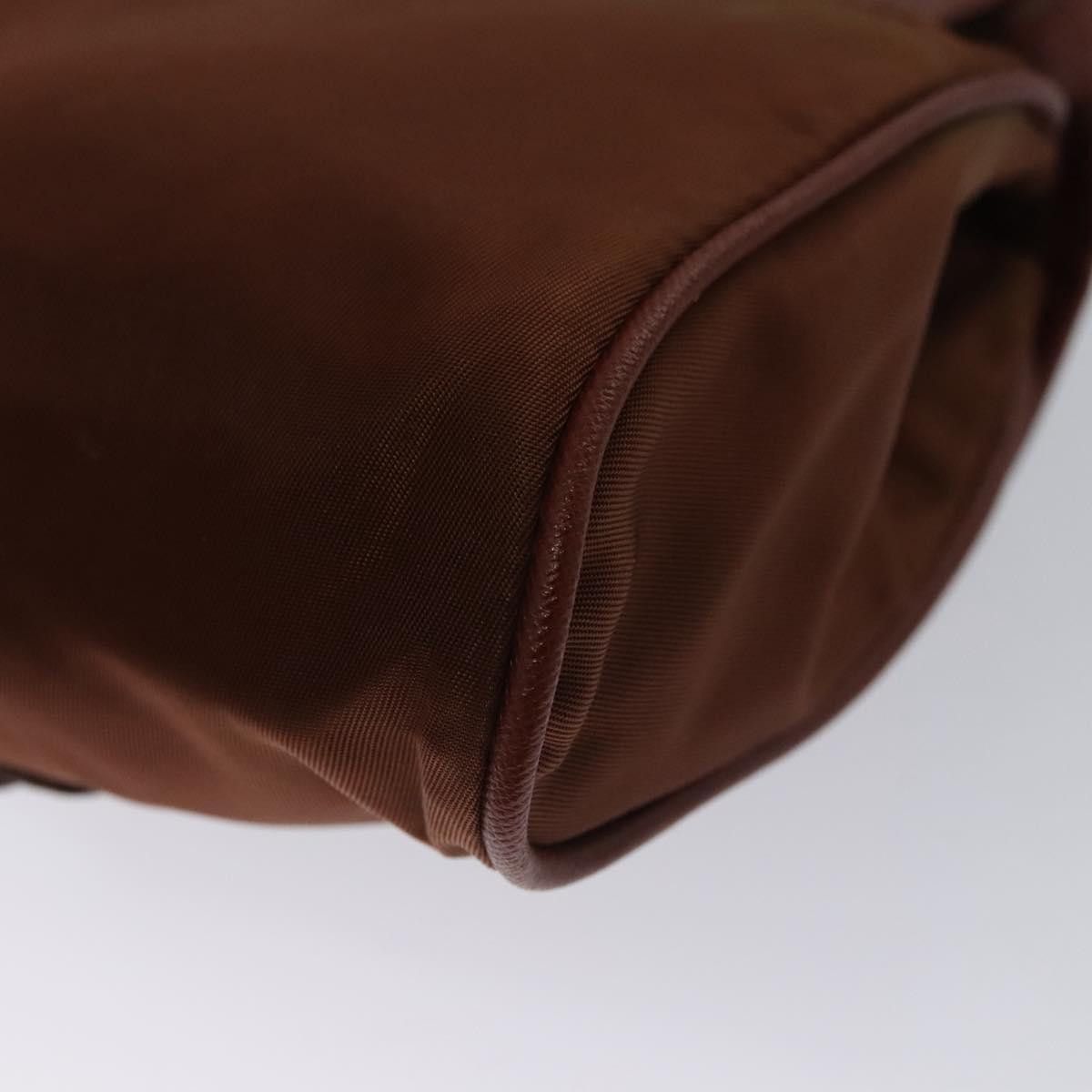 Prada Brown Synthetic Shoulder Bag (Pre-Owned) Size ONE SIZE - 12 Thumbnail
