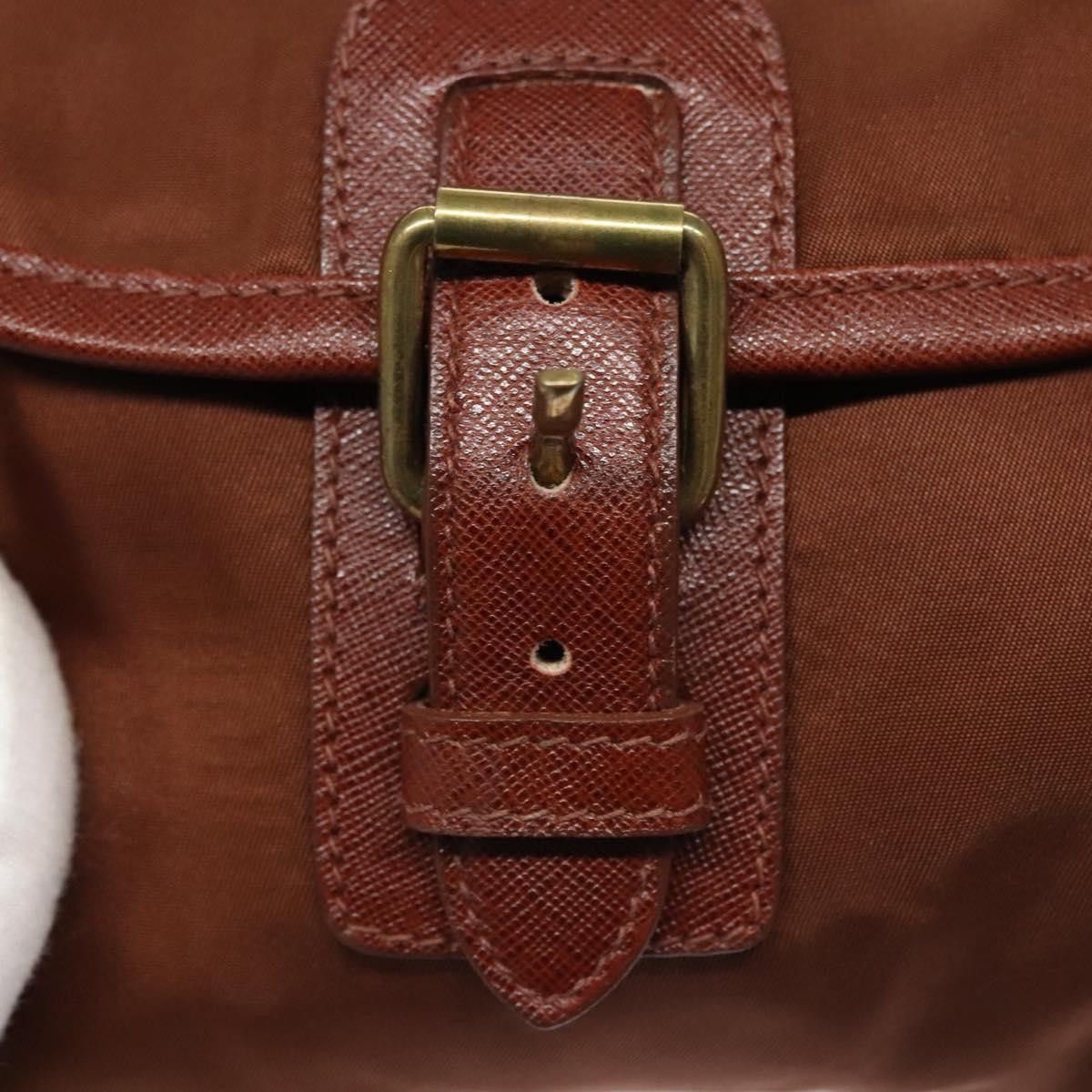 Prada Brown Synthetic Shoulder Bag (Pre-Owned) Size ONE SIZE - 13 Thumbnail