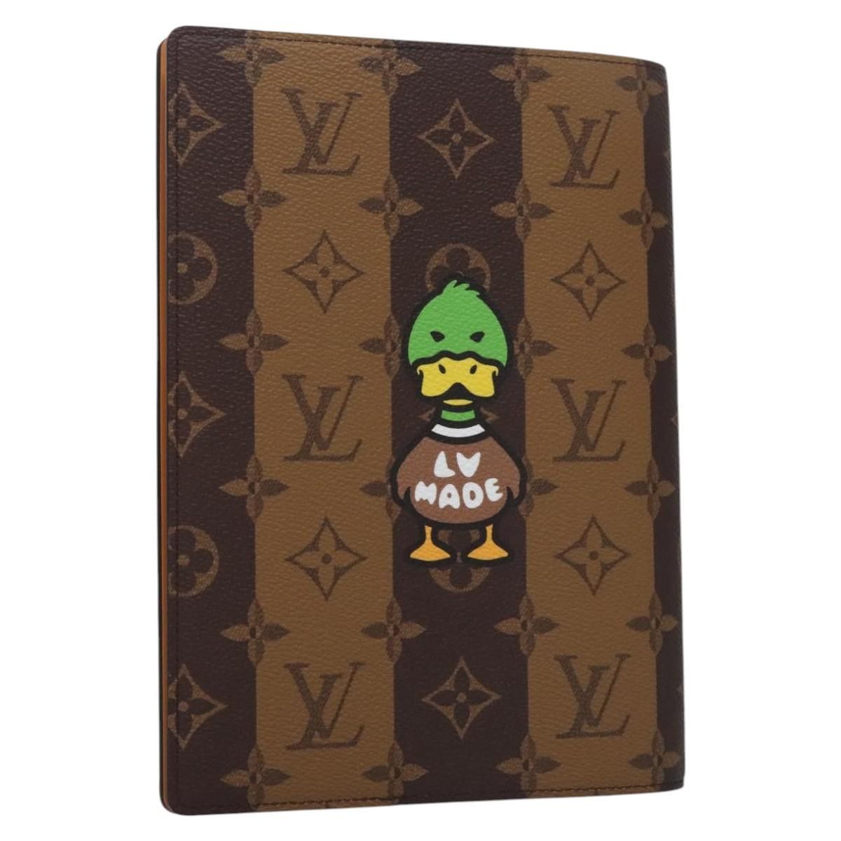 Louis Vuitton Nigo Brown Canvas Wallet (Pre-Owned) Size ONE SIZE - 3 Thumbnail