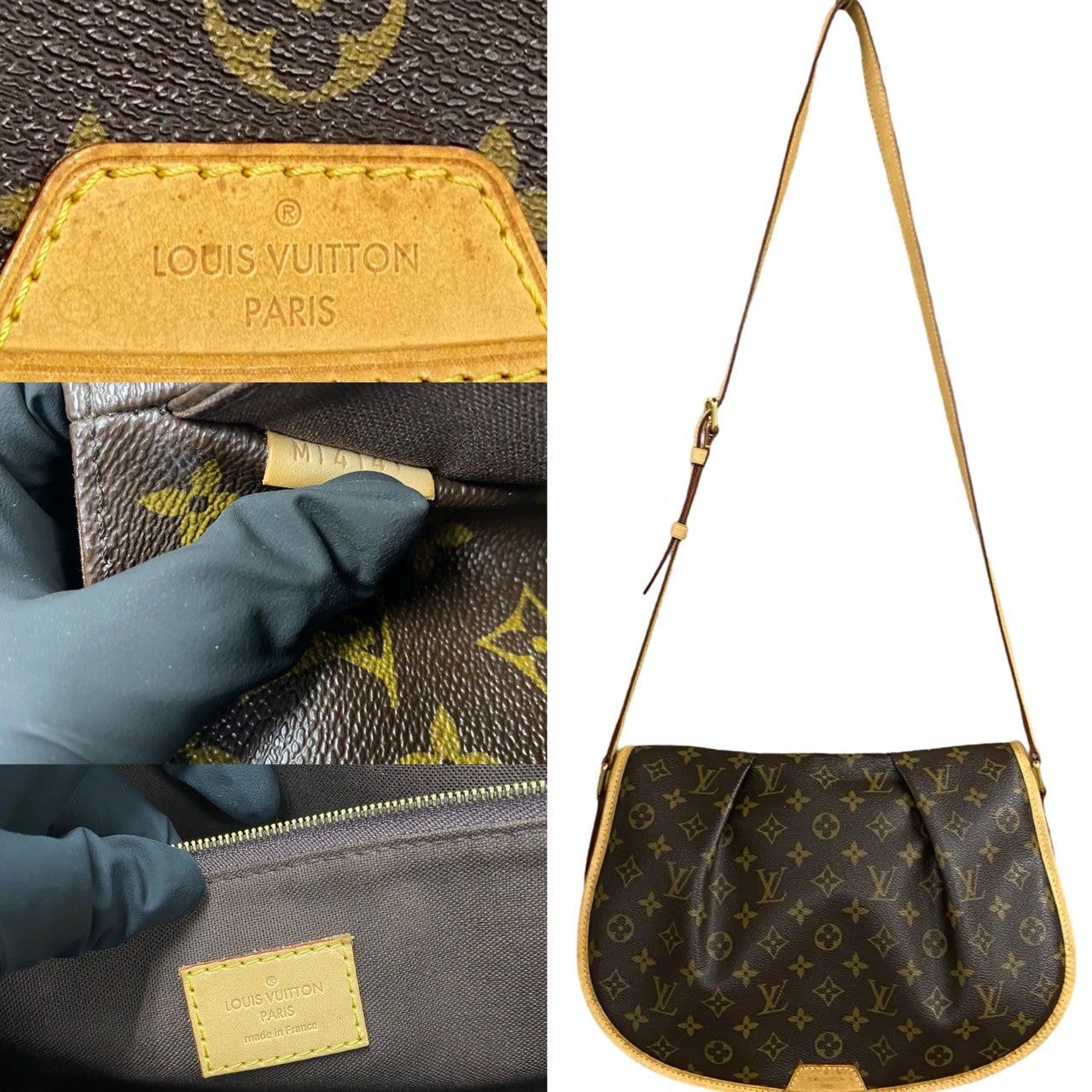 Louis Vuitton Louis Vuitton Shoulder Bag Brown Leather Size ONE SIZE - 3 Thumbnail