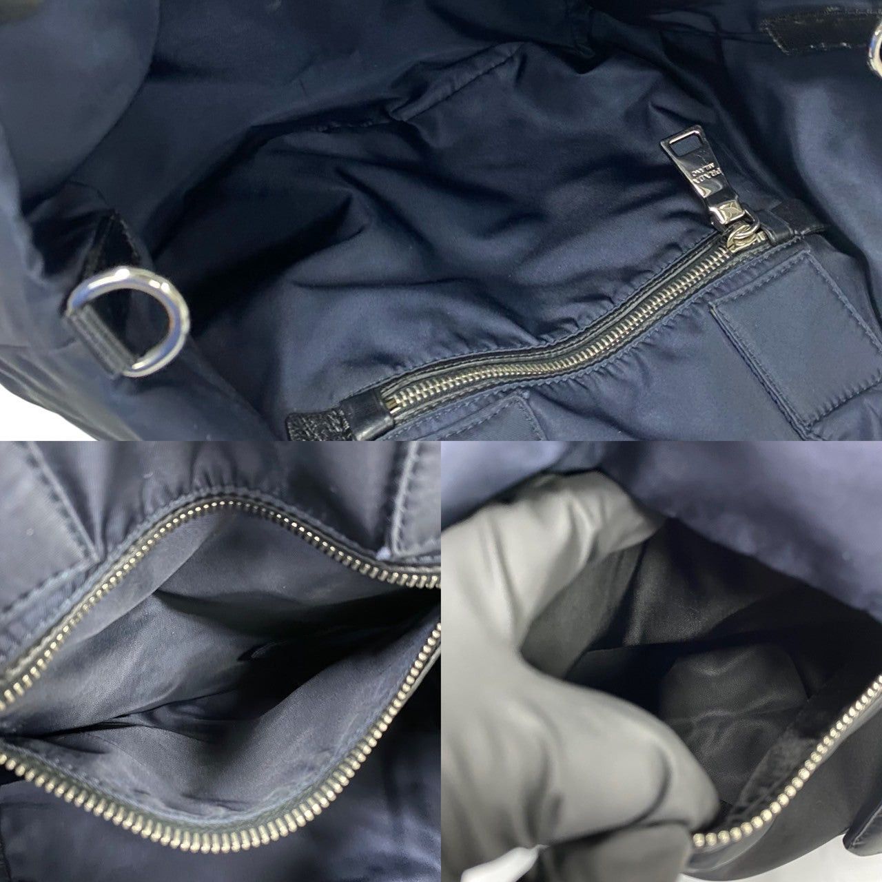 Prada Prada Shoulder Bag Blue Synthetic Size ONE SIZE - 9 Thumbnail