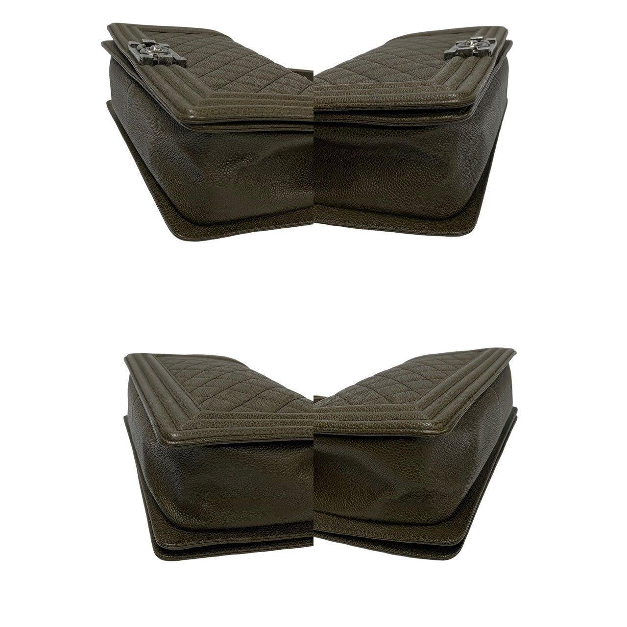 Chanel Chanel Shoulder Bag Green Leather Size ONE SIZE - 6 Thumbnail