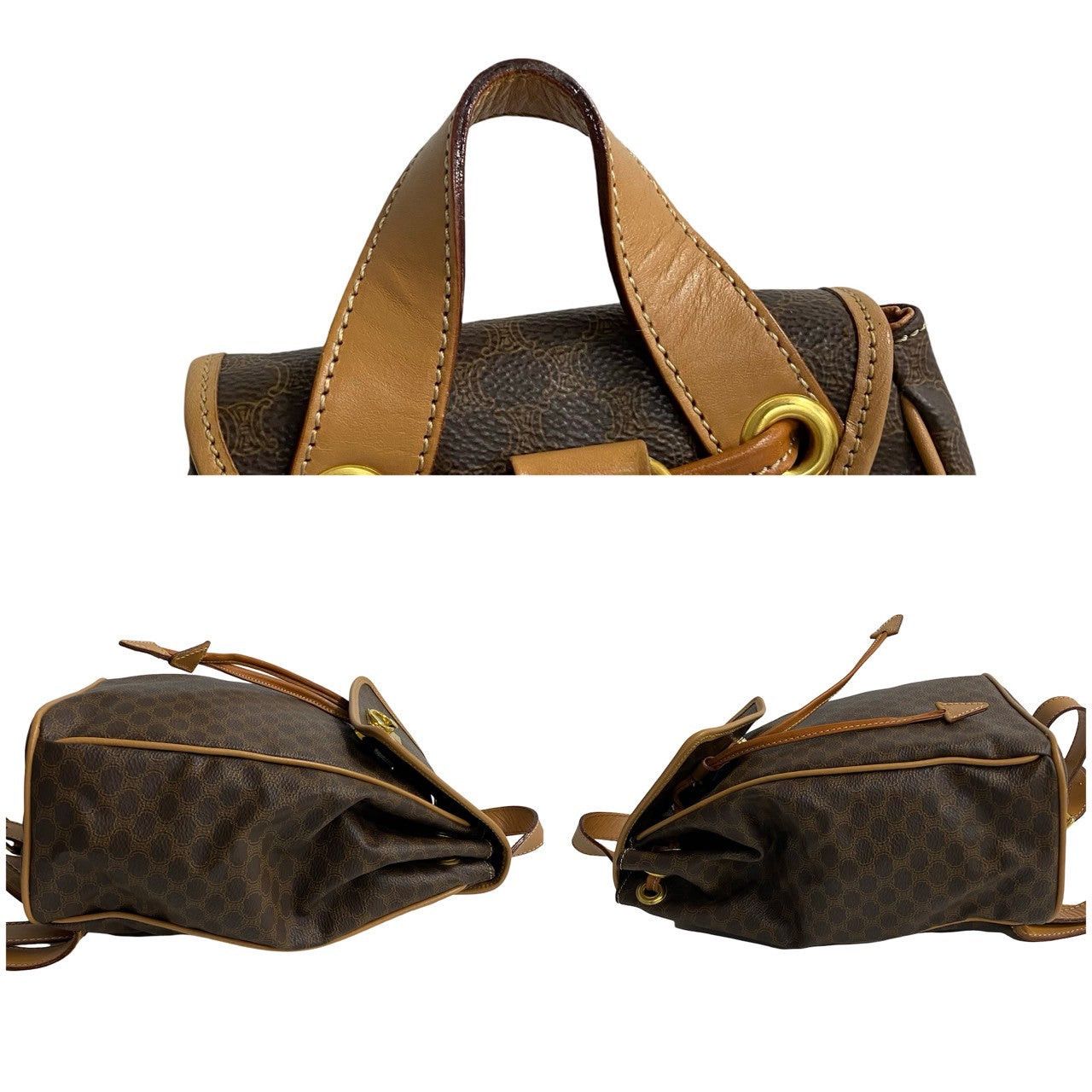 Celine Celine Backpack Brown Leather Size ONE SIZE - 5 Thumbnail