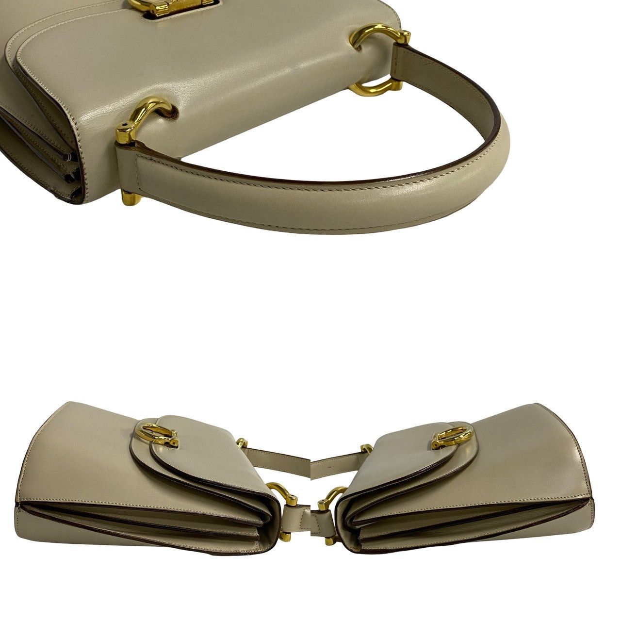 Celine Celine Handbag Neutrals Leather Size ONE SIZE - 5 Thumbnail