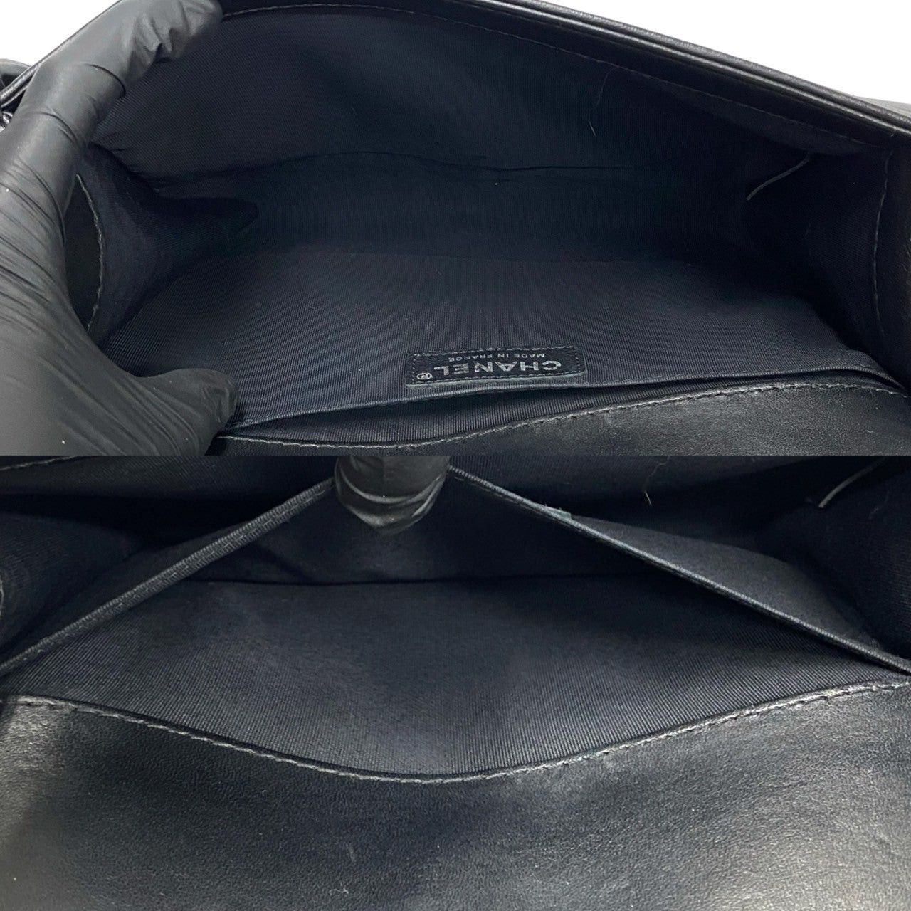 Chanel Chanel Shoulder Bag Black Leather Size ONE SIZE - 9 Thumbnail