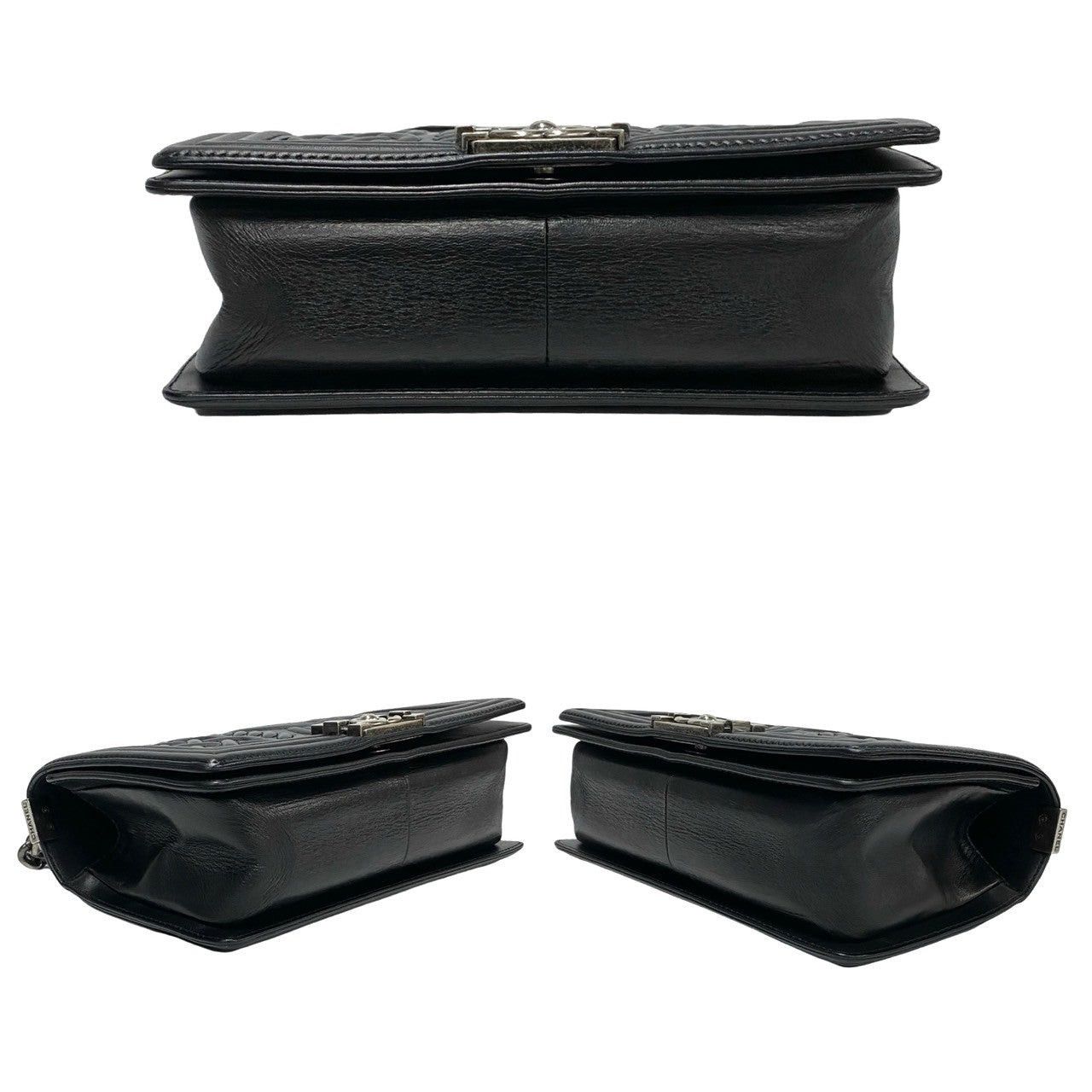Chanel Chanel Shoulder Bag Black Leather Size ONE SIZE - 6 Thumbnail