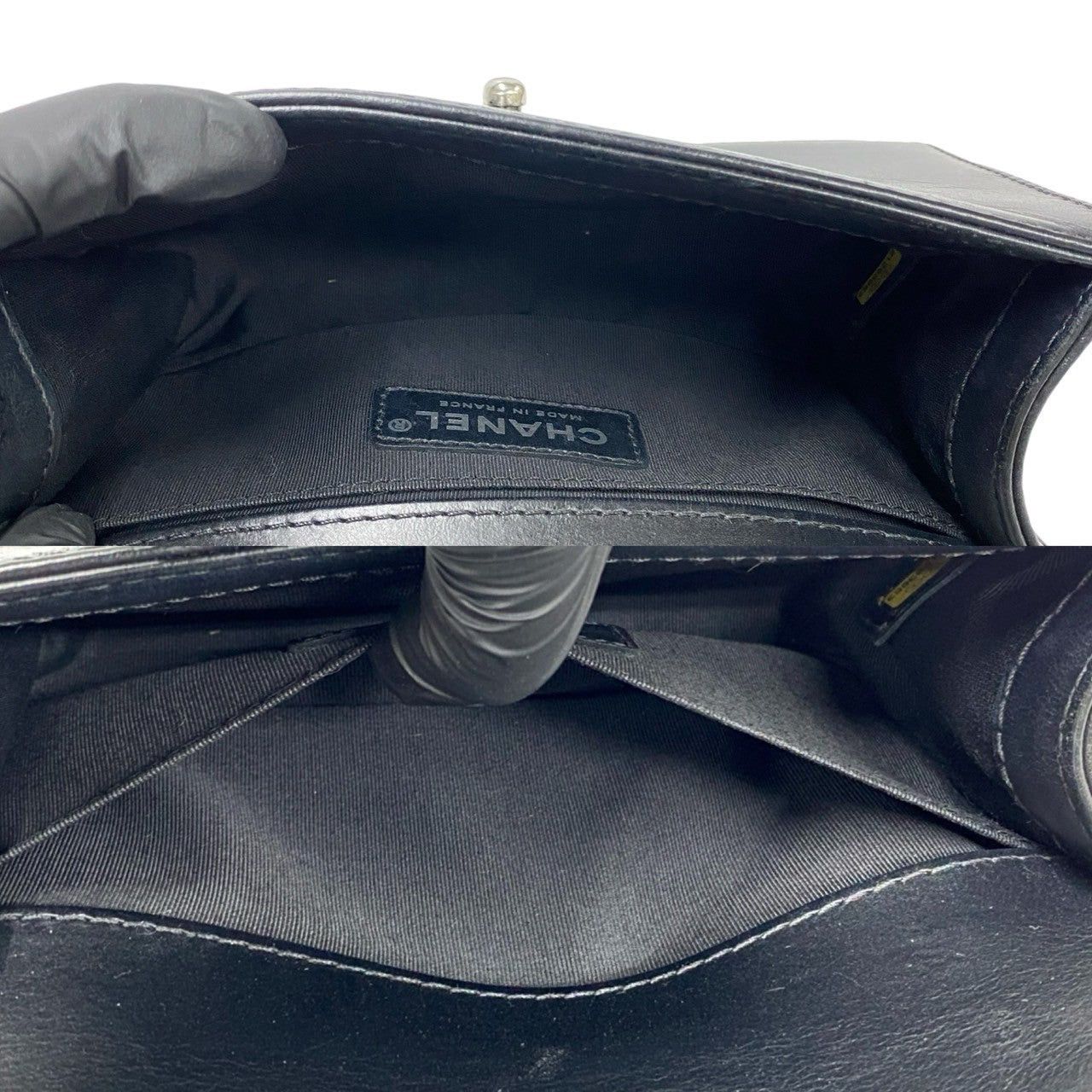 Chanel Chanel Shoulder Bag Black Leather Size ONE SIZE - 9 Thumbnail