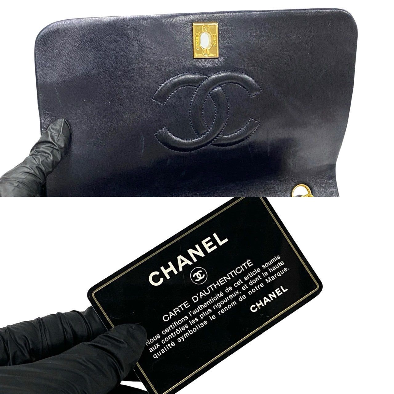 Chanel Chanel Shoulder Bag Blue Leather Size ONE SIZE - 9 Thumbnail