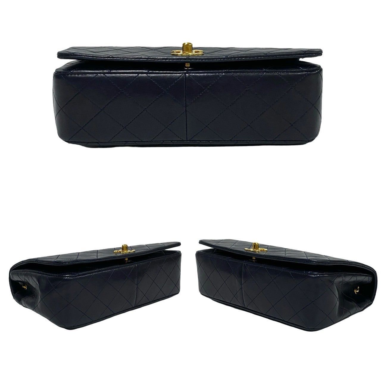 Chanel Chanel Shoulder Bag Blue Leather Size ONE SIZE - 6 Thumbnail