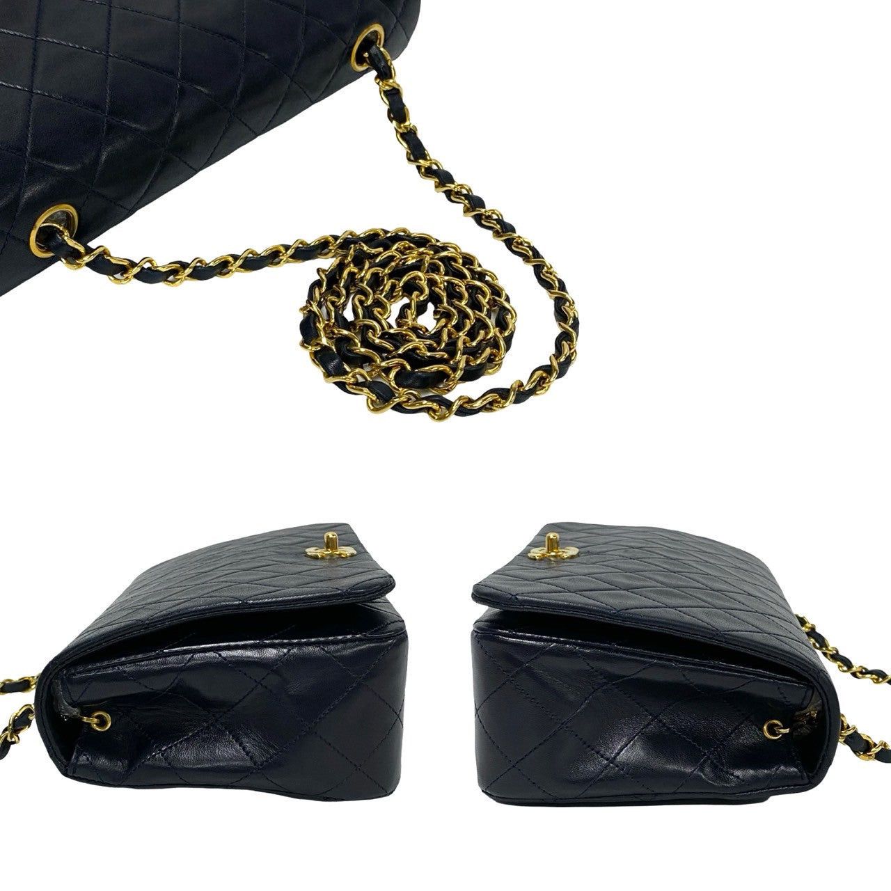Chanel Chanel Shoulder Bag Blue Leather Size ONE SIZE - 5 Thumbnail