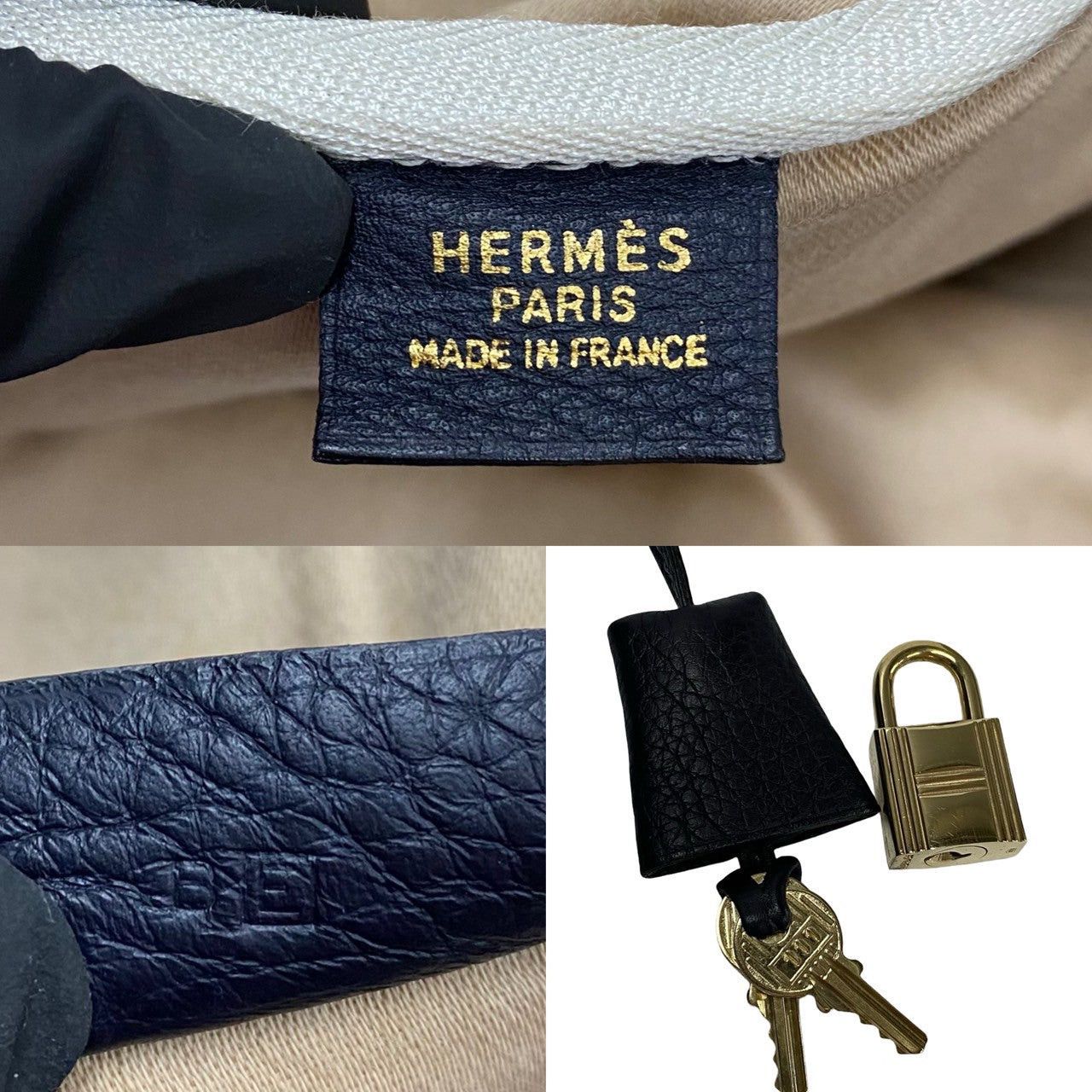 Hermes Hermes Handbag Blue Size ONE SIZE - 3 Thumbnail