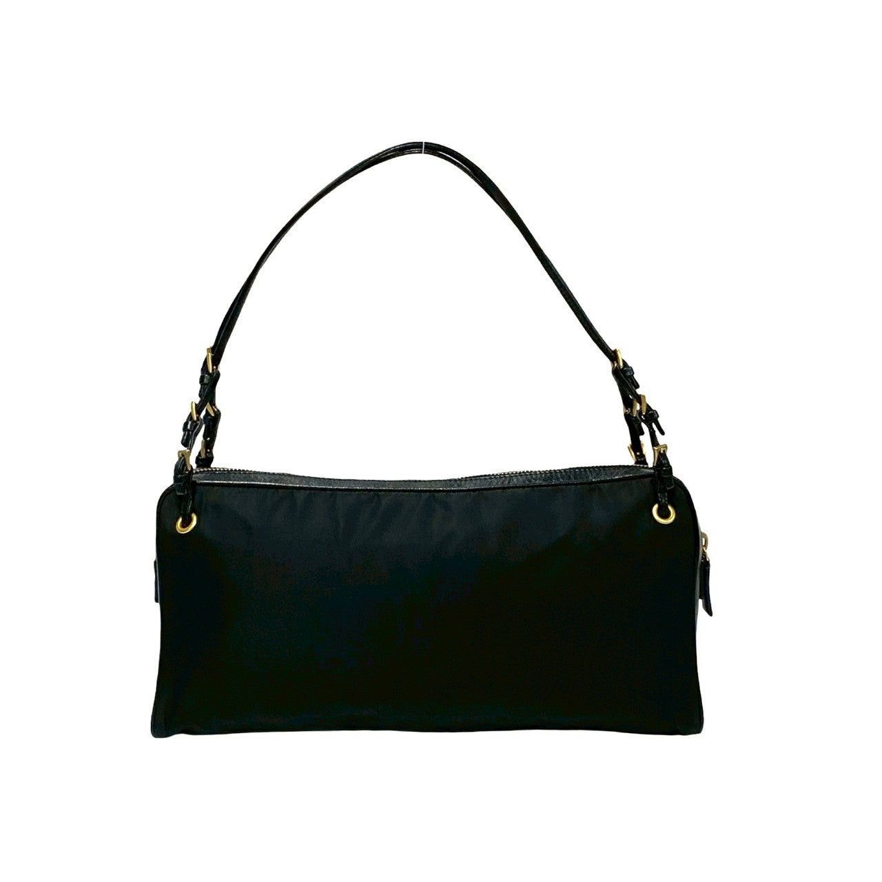 Prada Prada Handbag Black Leather Size ONE SIZE - 4 Thumbnail