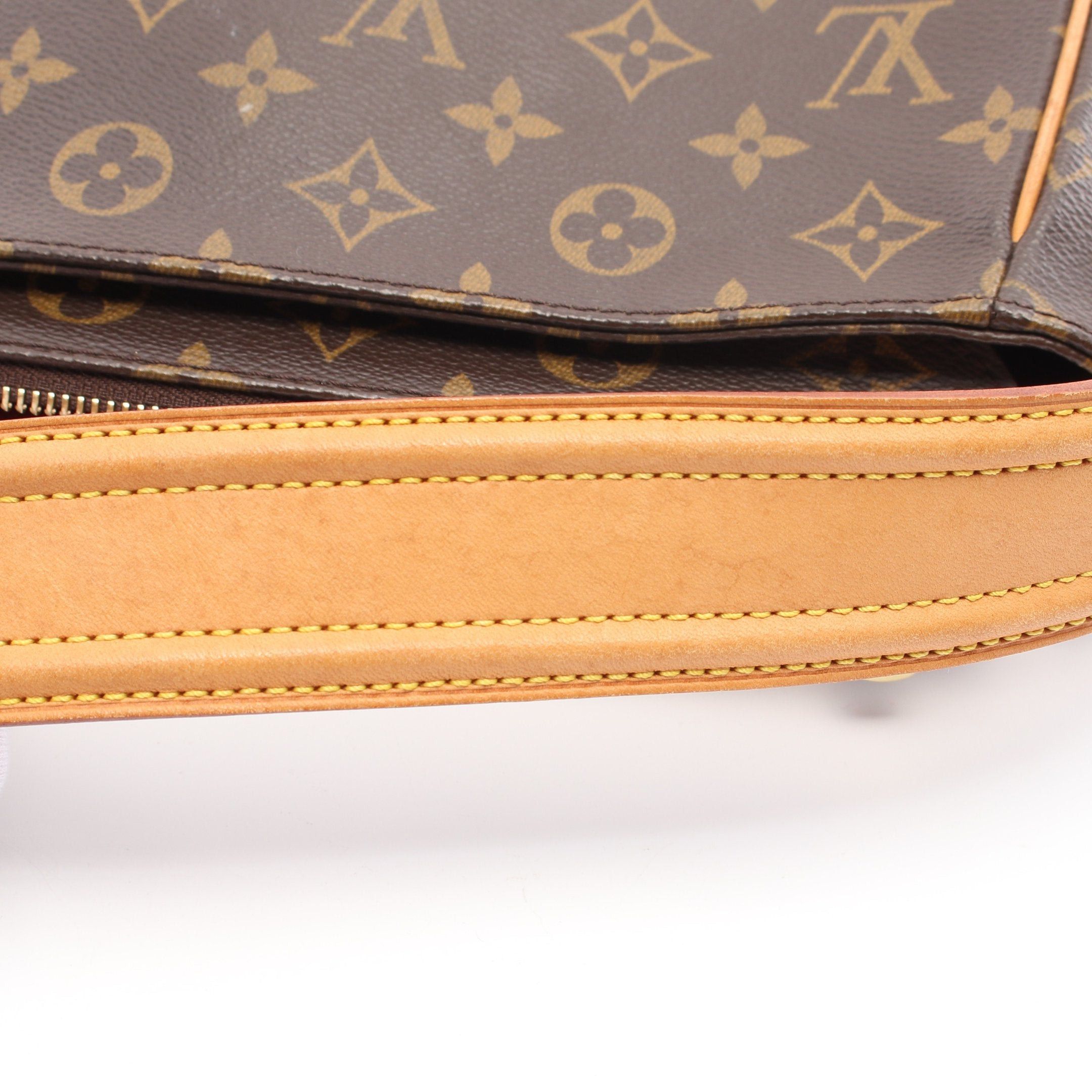 Louis Vuitton Louis Vuitton Vivacite Gm Monogram Shoulder Bag Leather Brown Size ONE SIZE - 9 Thumbnail