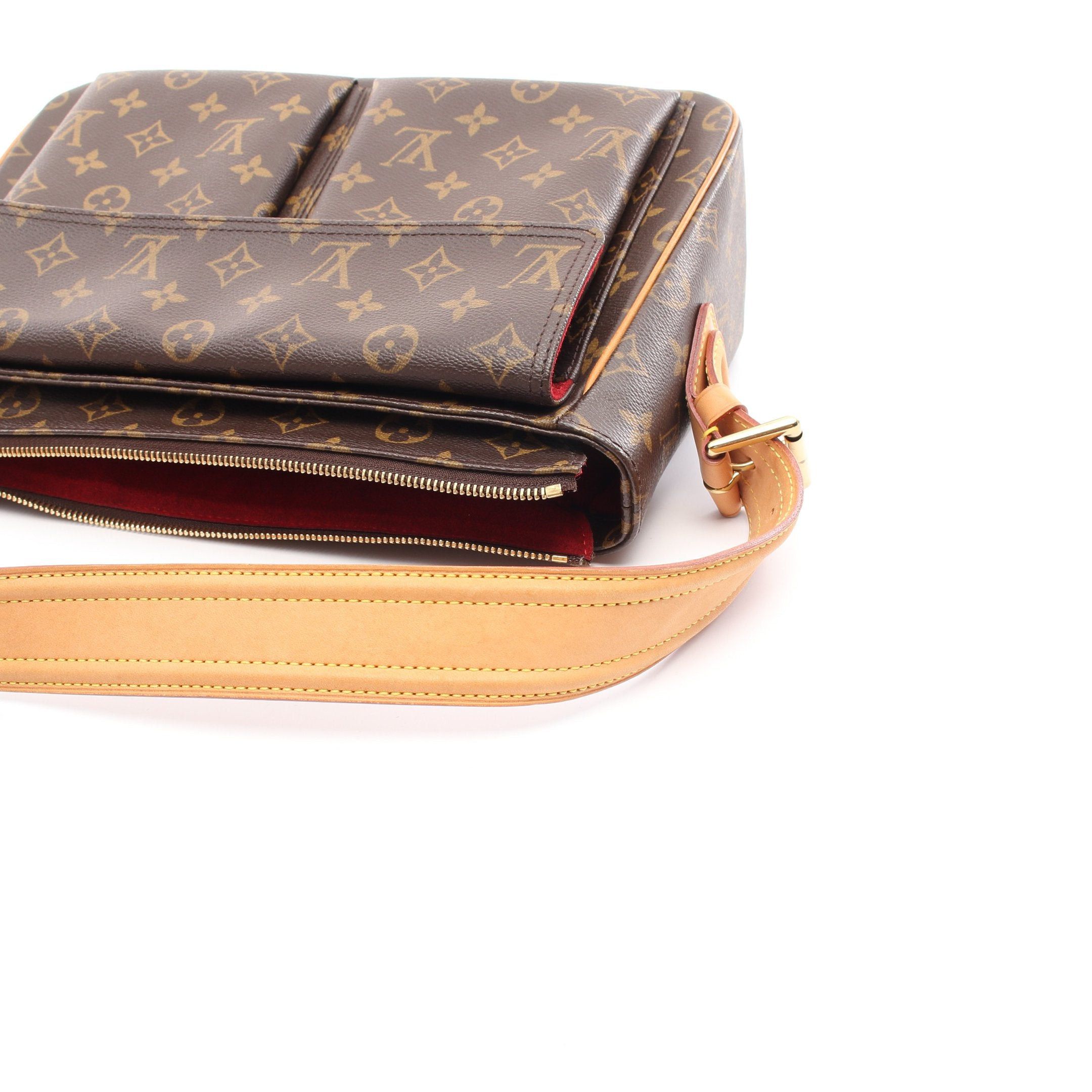 Louis Vuitton Louis Vuitton Vivacite Gm Monogram Shoulder Bag Leather Brown Size ONE SIZE - 11 Thumbnail
