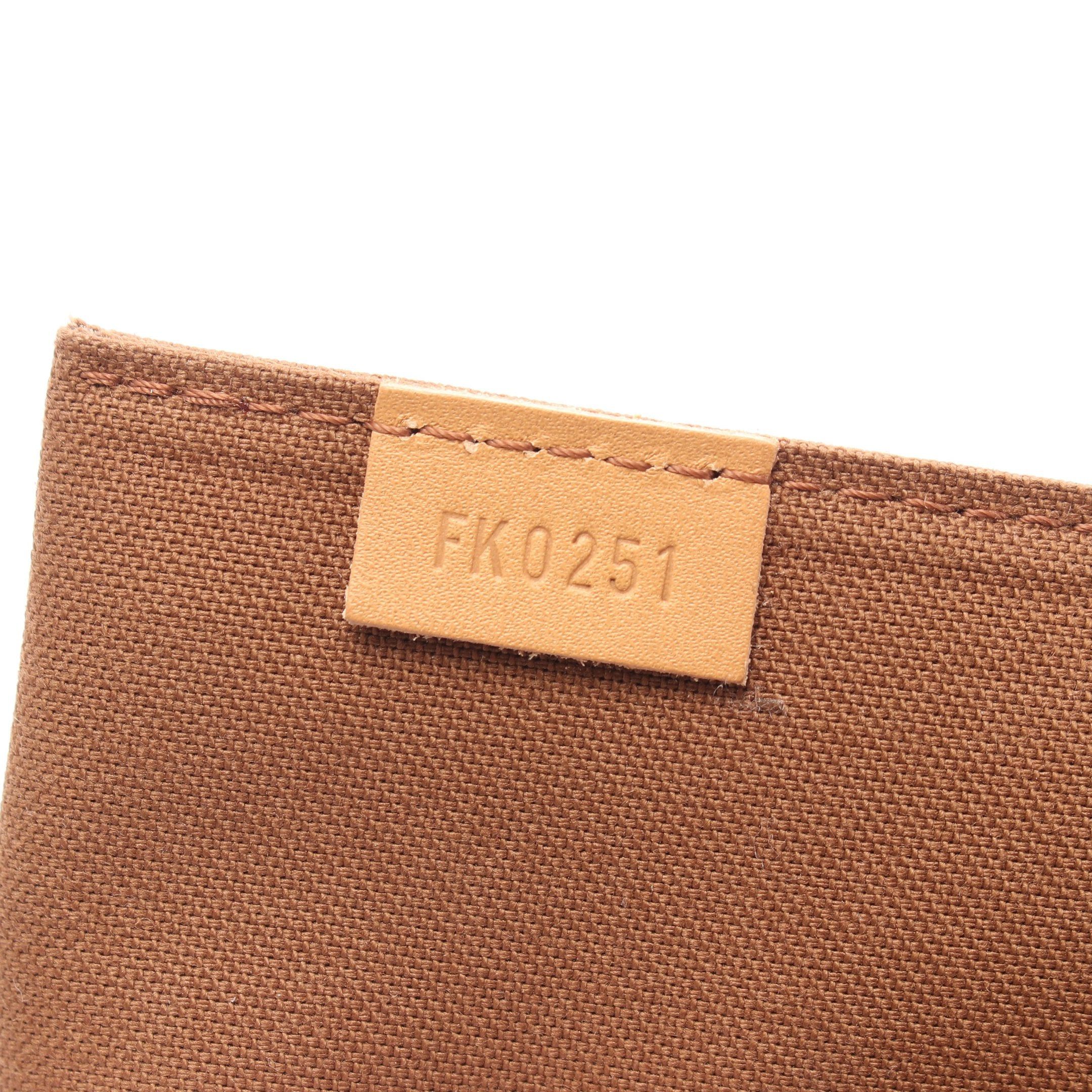 Louis Vuitton Louis Vuitton Petite Sac Plat Monogram Handbag Leather Brown Size ONE SIZE - 5 Thumbnail