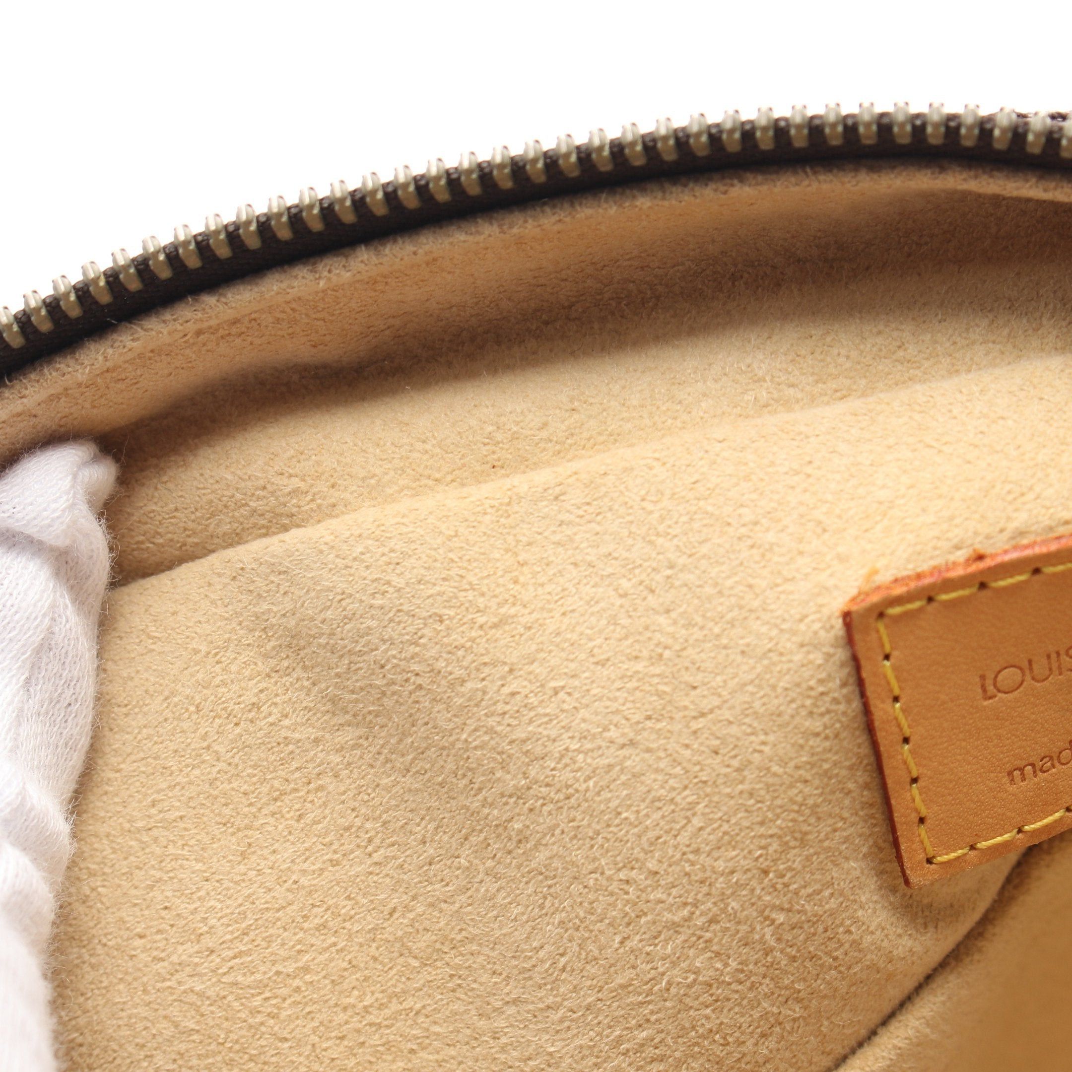 Louis Vuitton Louis Vuitton Manhattan Pm Monogram Handbag Leather Brown Size ONE SIZE - 12 Thumbnail